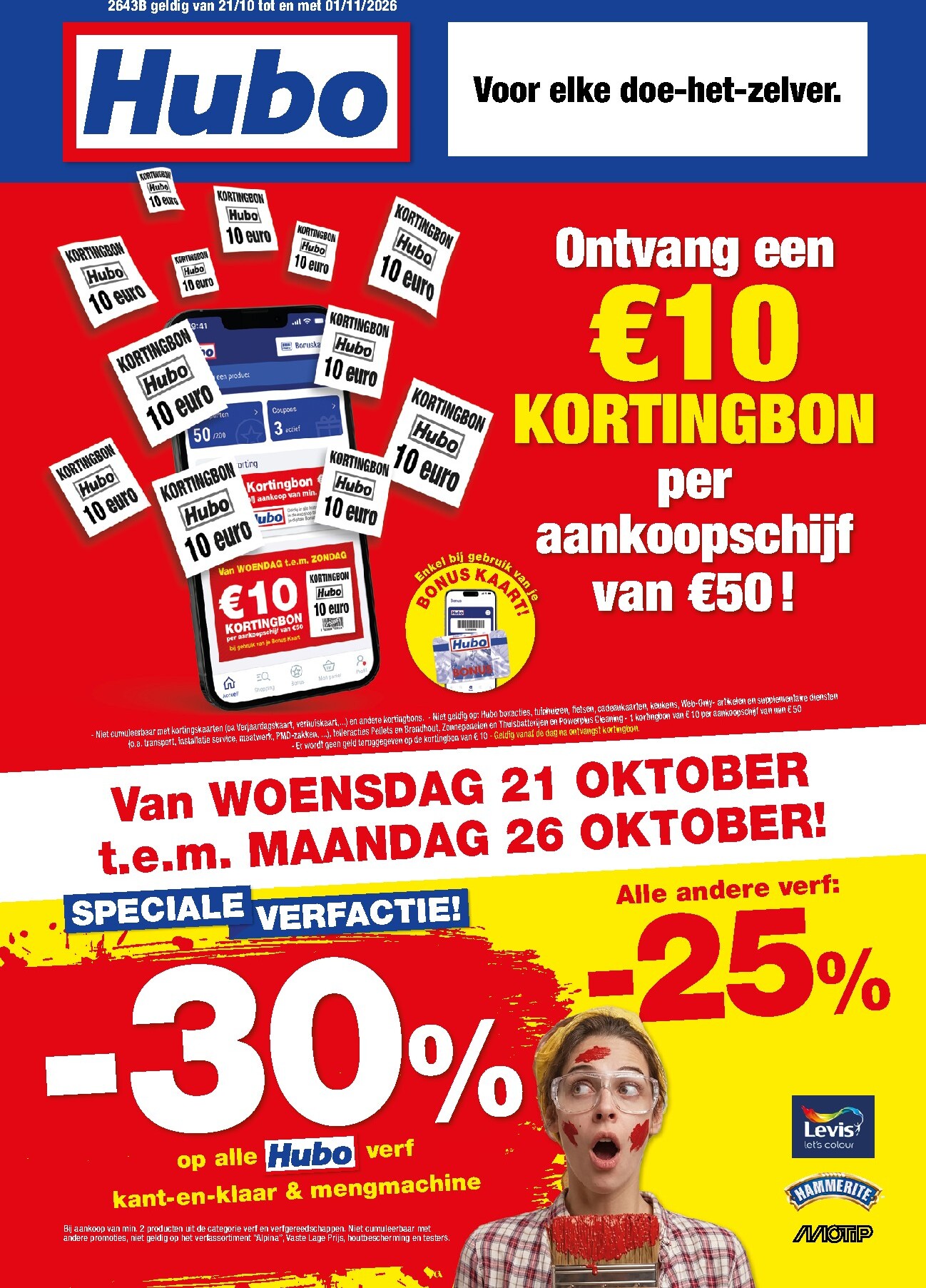 hubo - Huidige Hubo folder geldig van woensdag 21/10/2026 tot zondag 01/11/2026 - page: 1