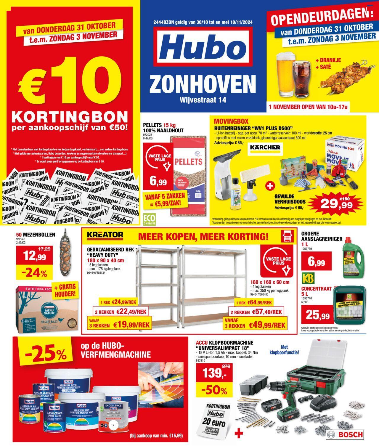 hubo - Hubo folder 30/10/2024 t/m 10/11/2024