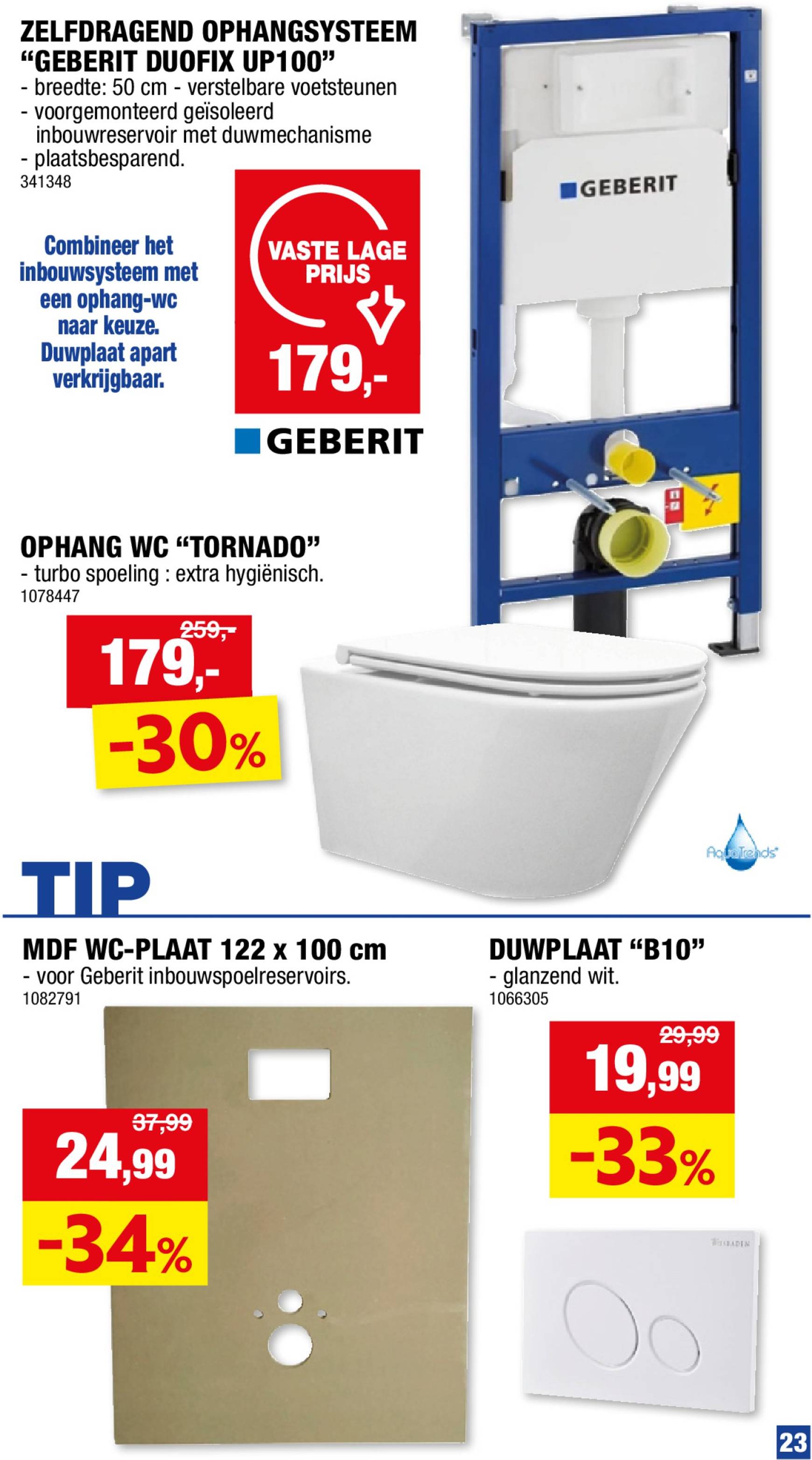 hubo - Hubo - Sanitairspecial folder geldig vanaf 13.11. - 24.11. - page: 23