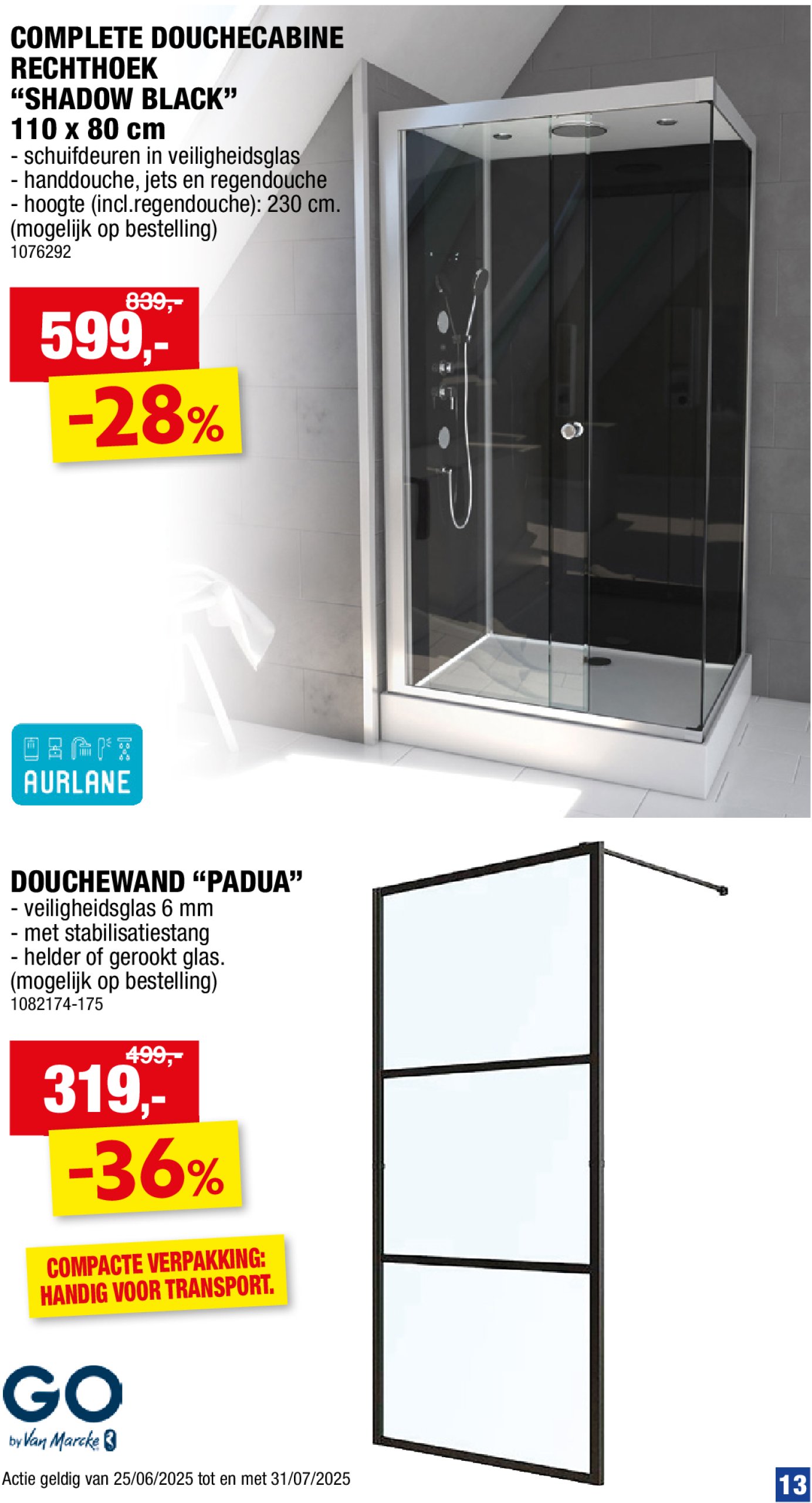 hubo - Hubo - Sanitairspecial folder geldig vanaf 09/07 - 20/07 - page: 13