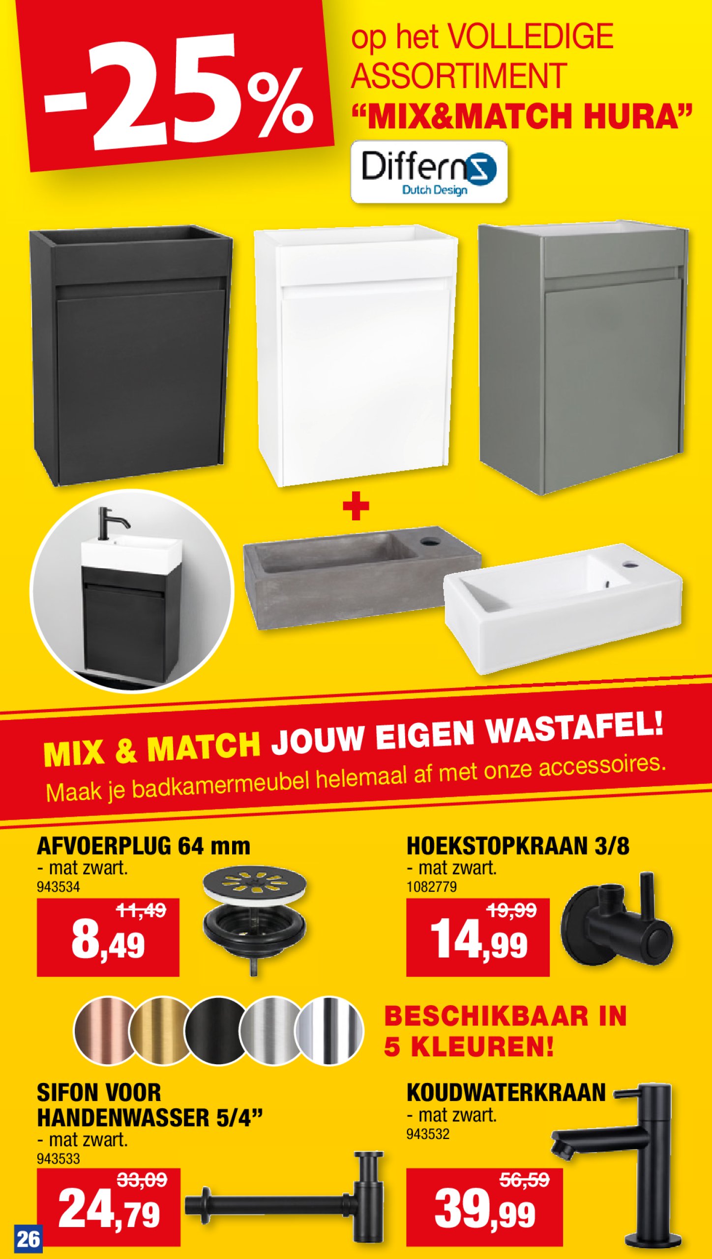 hubo - Hubo - Sanitairspecial folder geldig vanaf 09/07 - 20/07 - page: 26