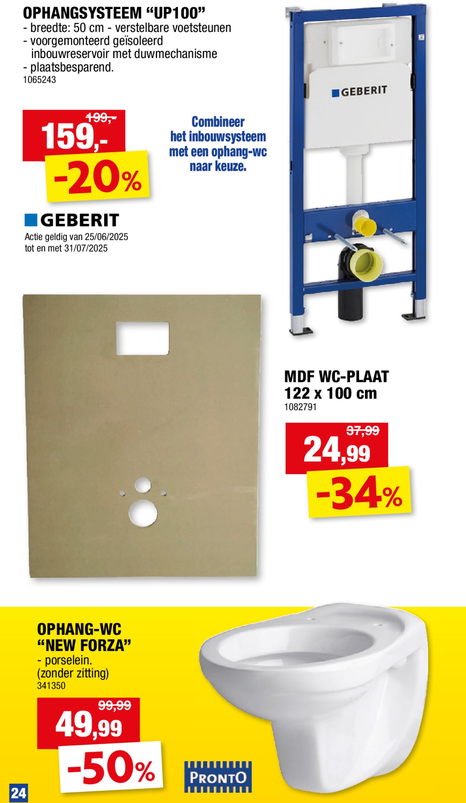 hubo - Hubo - Sanitairspecial folder geldig vanaf 09/07 - 20/07 - page: 24