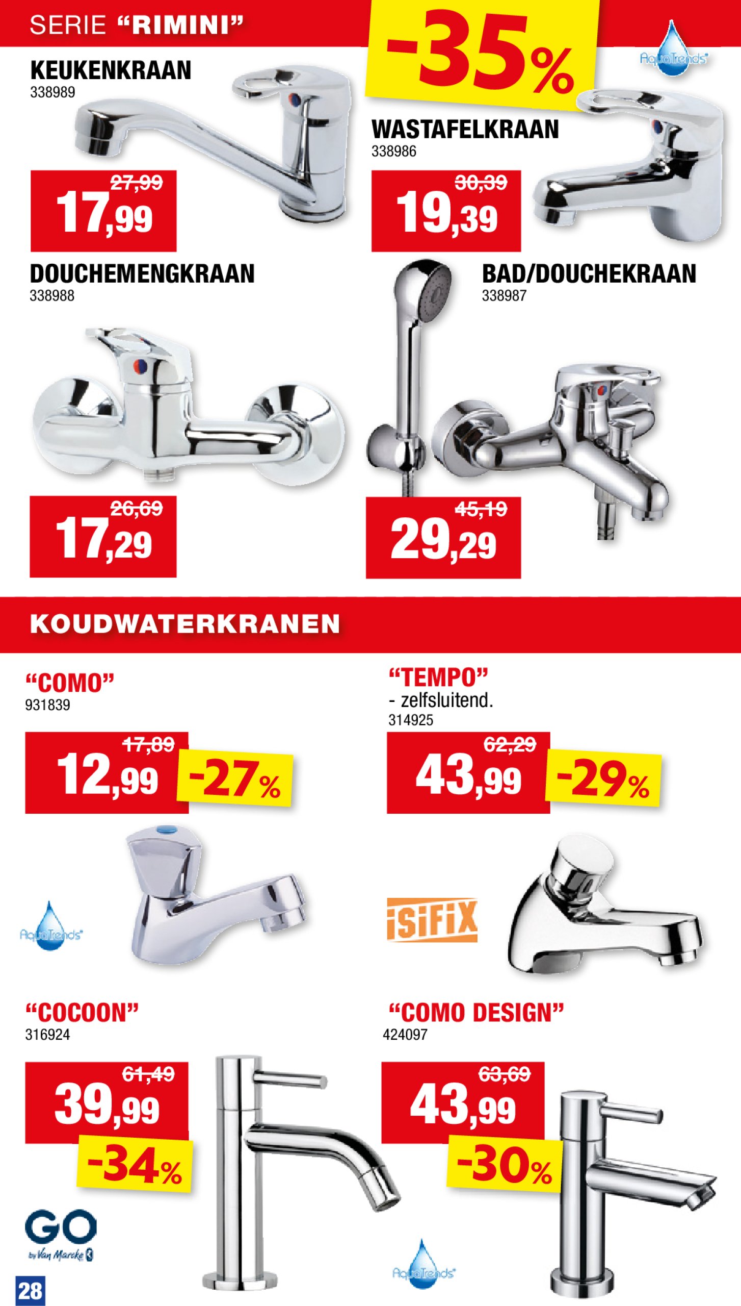 hubo - Hubo - Sanitairspecial folder geldig vanaf 09/07 - 20/07 - page: 29