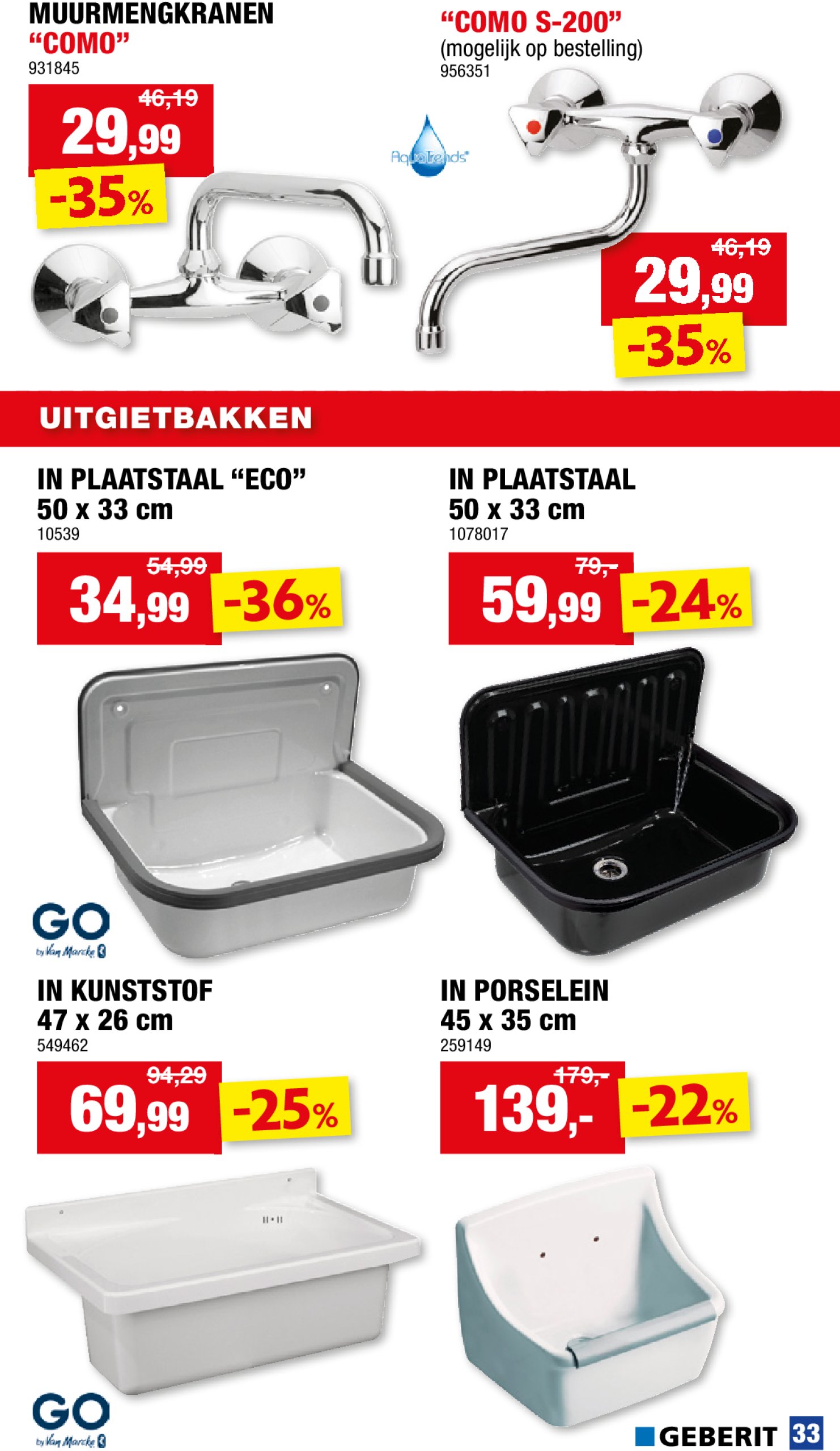 hubo - Hubo - Sanitairspecial folder geldig vanaf 09/07 - 20/07 - page: 34