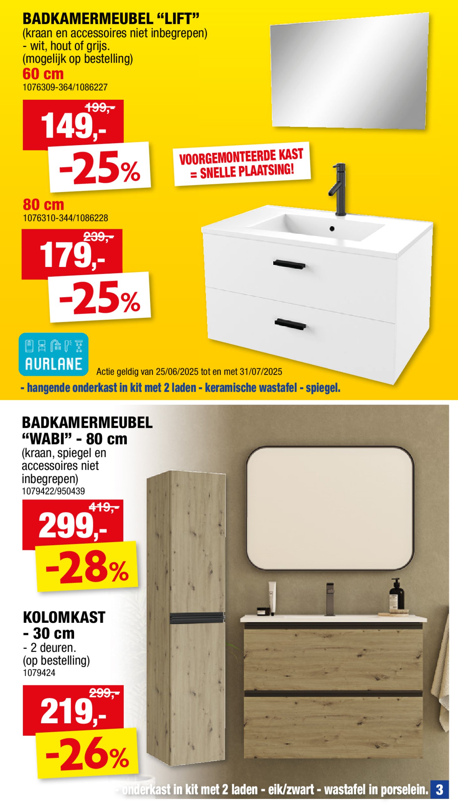 hubo - Hubo - Sanitairspecial folder geldig vanaf 09/07 - 20/07 - page: 3