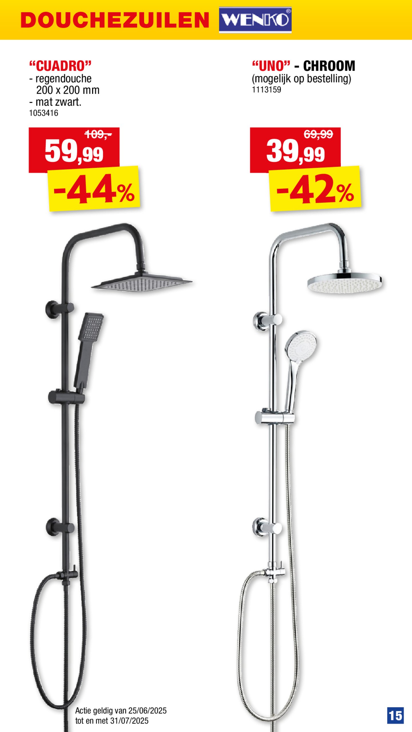 hubo - Hubo - Sanitairspecial folder geldig vanaf 09/07 - 20/07 - page: 15