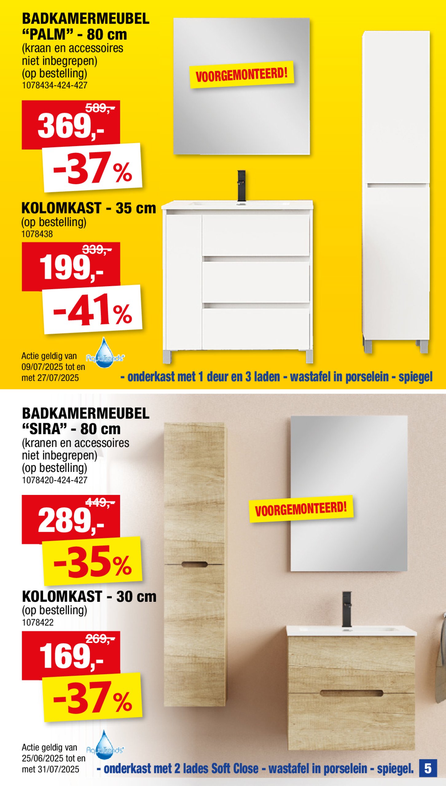 hubo - Hubo - Sanitairspecial folder geldig vanaf 09/07 - 20/07 - page: 5