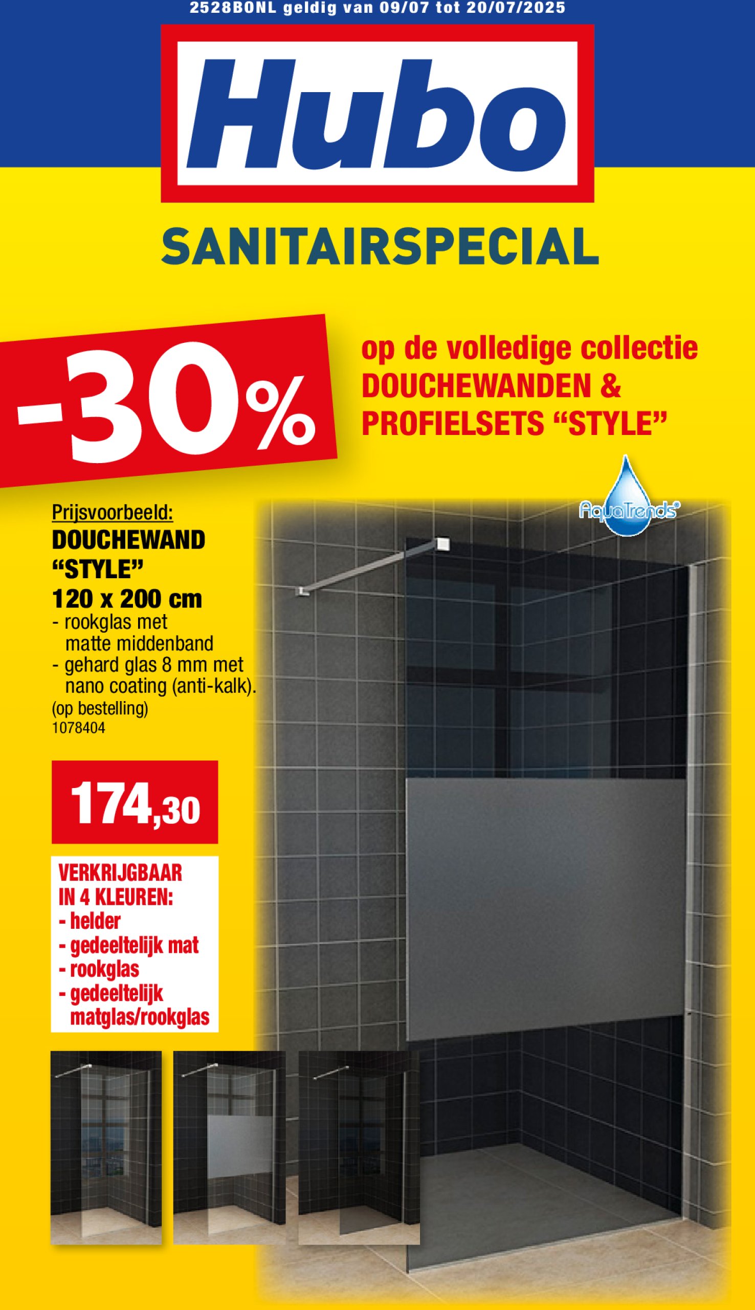 hubo - Hubo - Sanitairspecial folder geldig vanaf 09/07 - 20/07