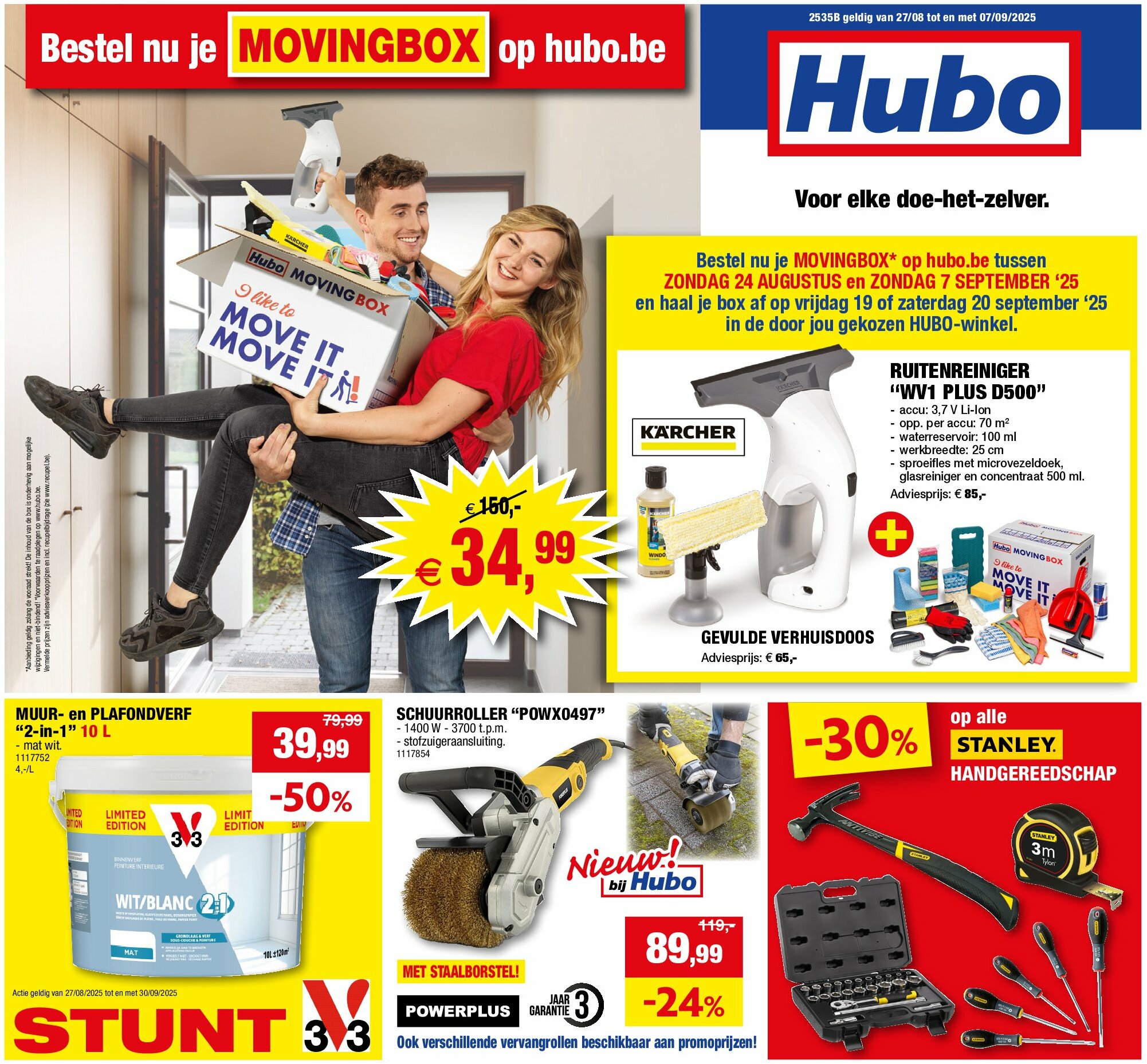 hubo - Hubo folder geldig vanaf 27/08 - 07/09
