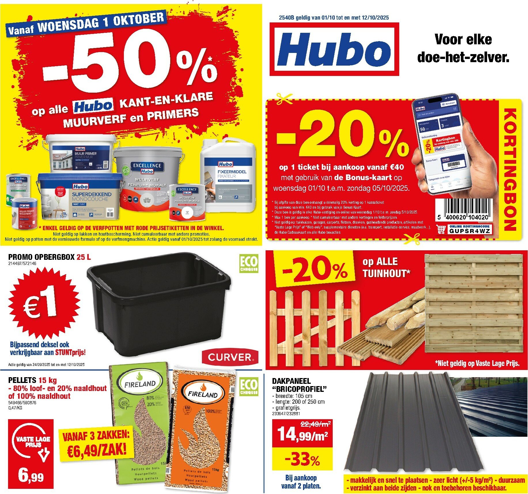 hubo - Hubo folder geldig vanaf 01/10 - 12/10 - page: 1