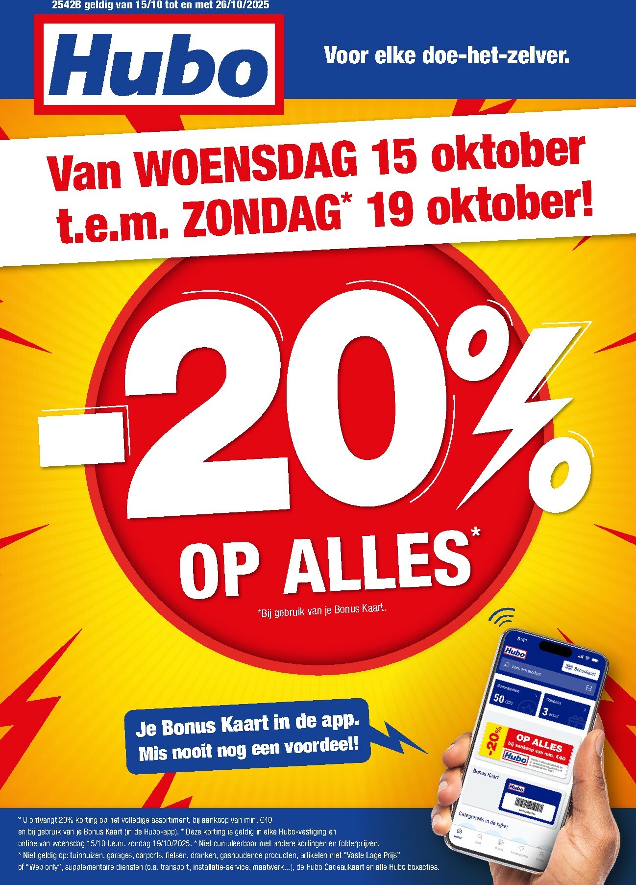 hubo - Hubo folder geldig vanaf 15/10 - 26/10
