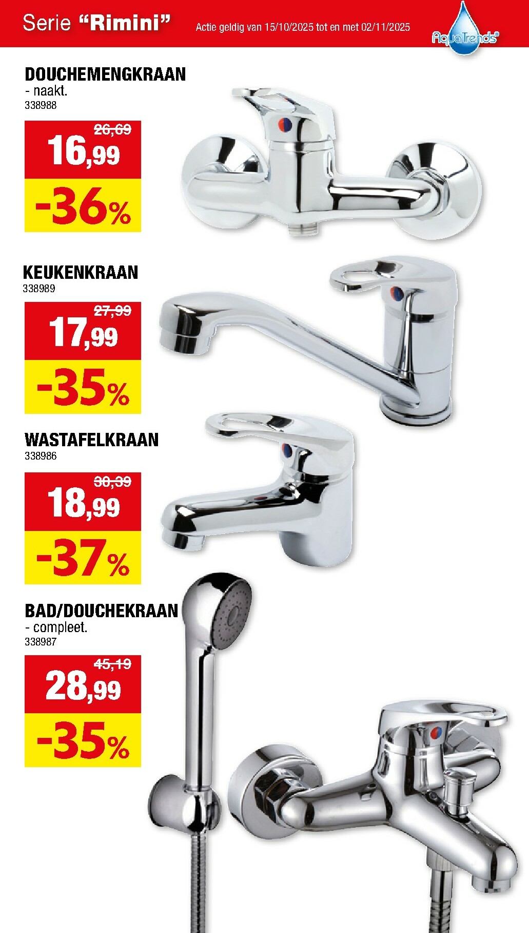 hubo - De Hubo - Sanitairspecial folder geldig vanaf 22/10 t/m 02/11 - page: 46 hubo - De Hubo - Sanitairspecial folder geldig vanaf 22/10 t/m 02/11 - page: 46