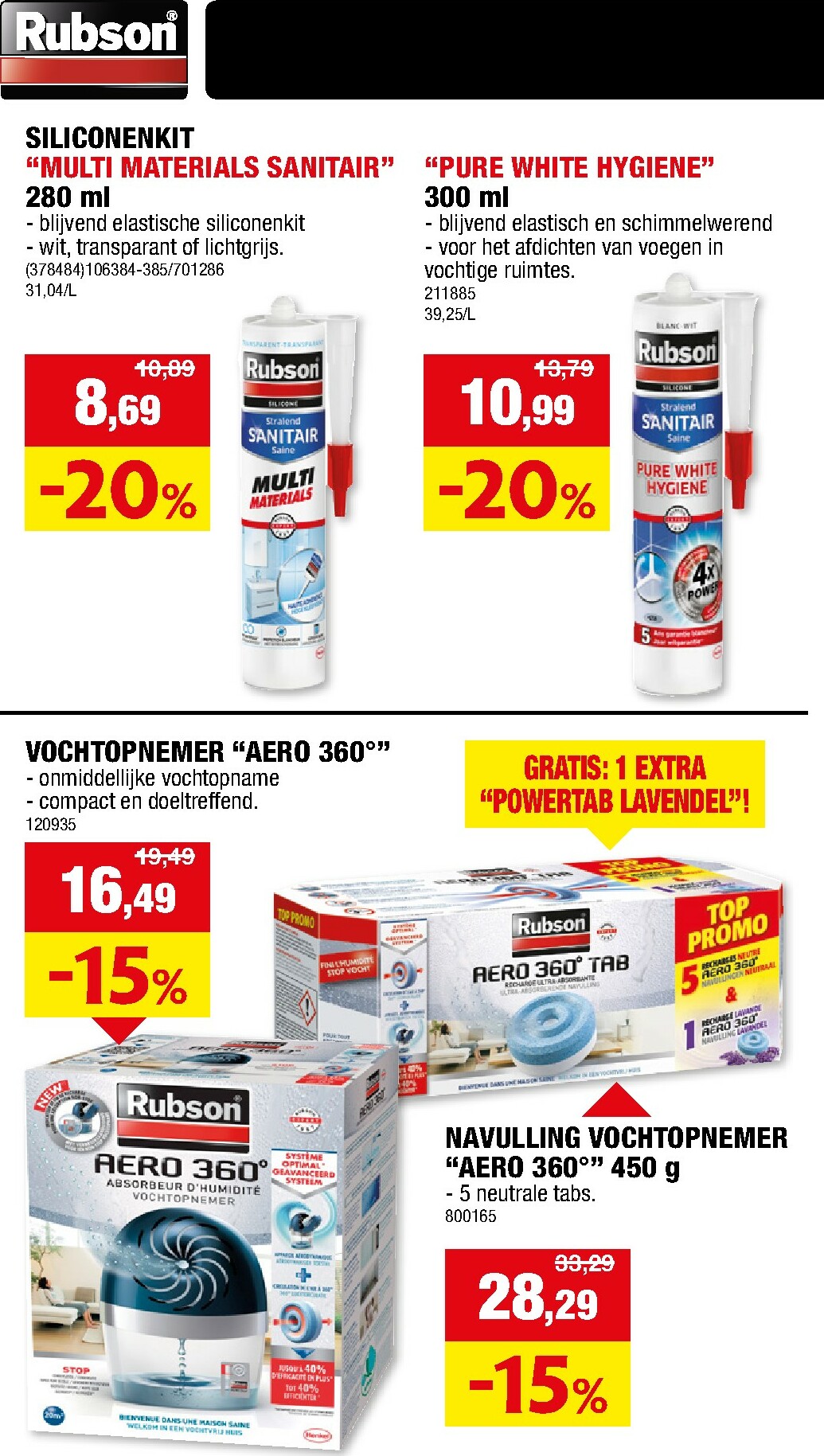 hubo - De Hubo - Sanitairspecial folder geldig vanaf 22/10 t/m 02/11 - page: 62 hubo - De Hubo - Sanitairspecial folder geldig vanaf 22/10 t/m 02/11 - page: 62