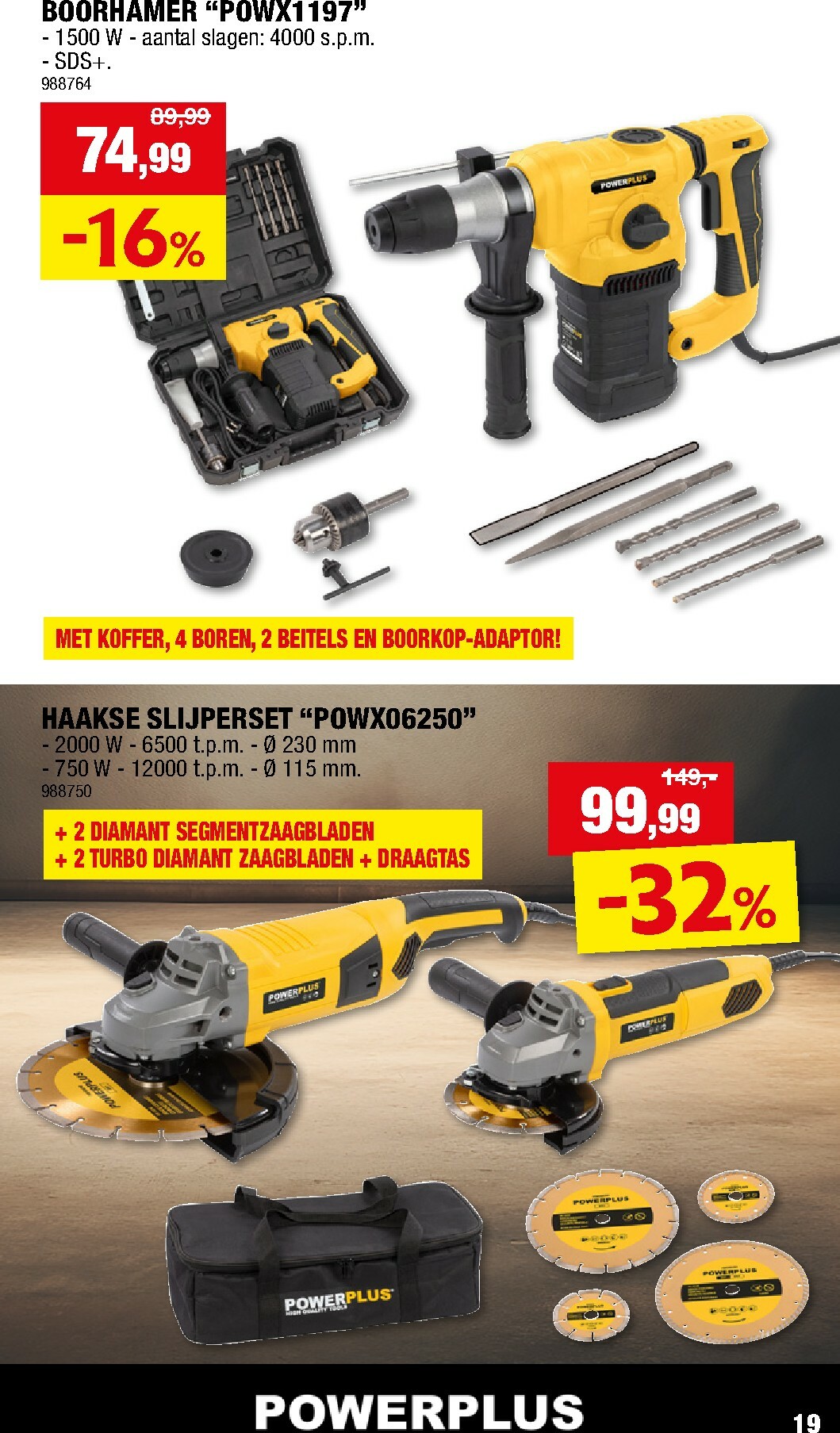 hubo - De Hubo - Gereedschap folder geldig vanaf 01/11 t/m 31/01 - page: 19