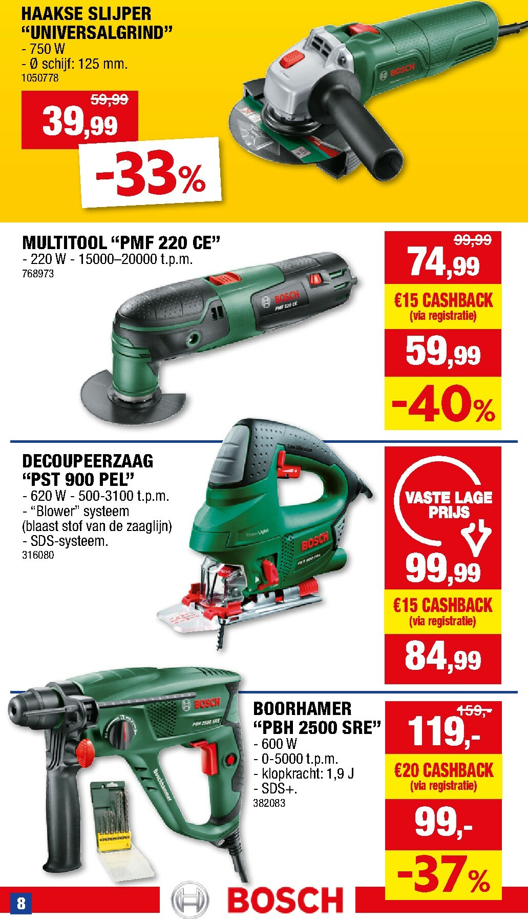hubo - De Hubo - Gereedschap folder geldig vanaf 01/11 t/m 31/01 - page: 8