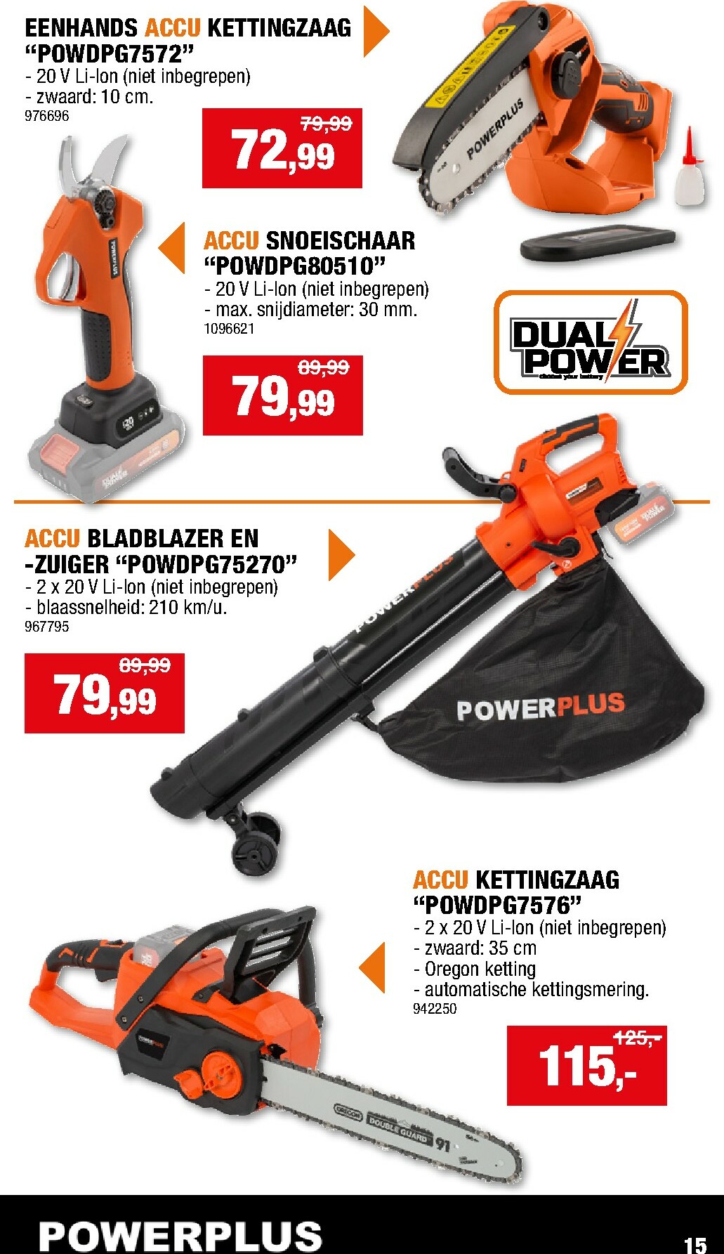 hubo - De Hubo - Gereedschap folder geldig vanaf 01/11 t/m 31/01 - page: 15