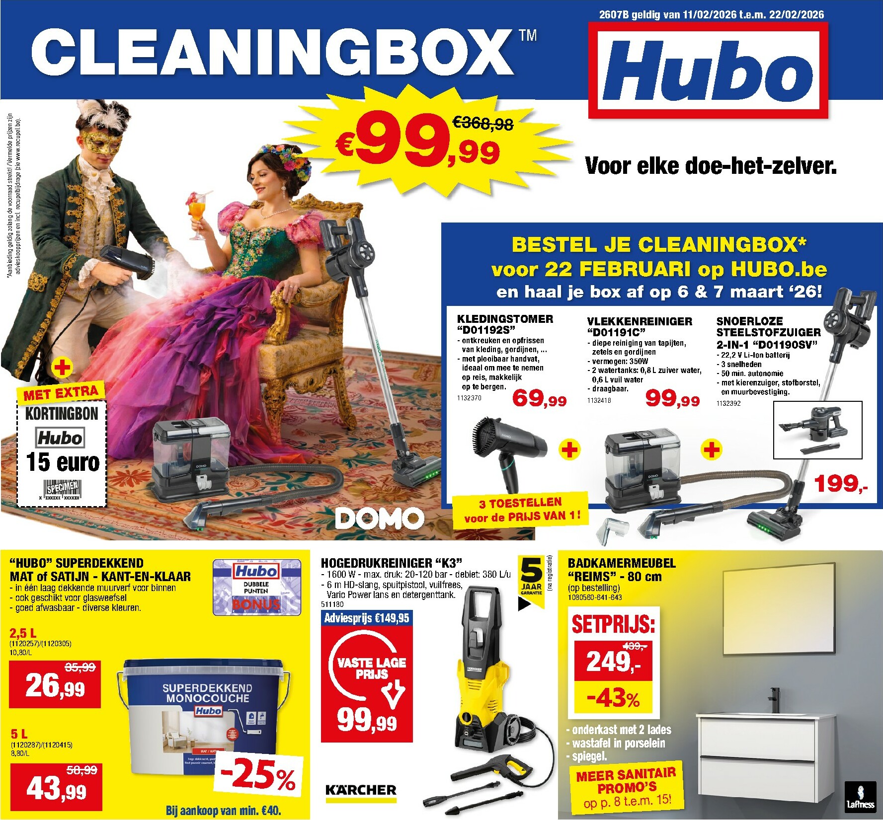 hubo - De Hubo folder geldig vanaf 11/02/2026 t/m 22/02/2026 - page: 1