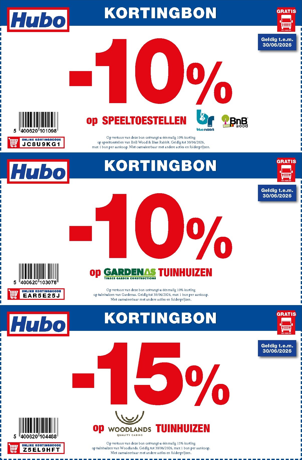 hubo - De Hubo - Tuinhuis catalogus folder geldig vanaf 25/02/2026 t/m 30/06/2026 - page: 2