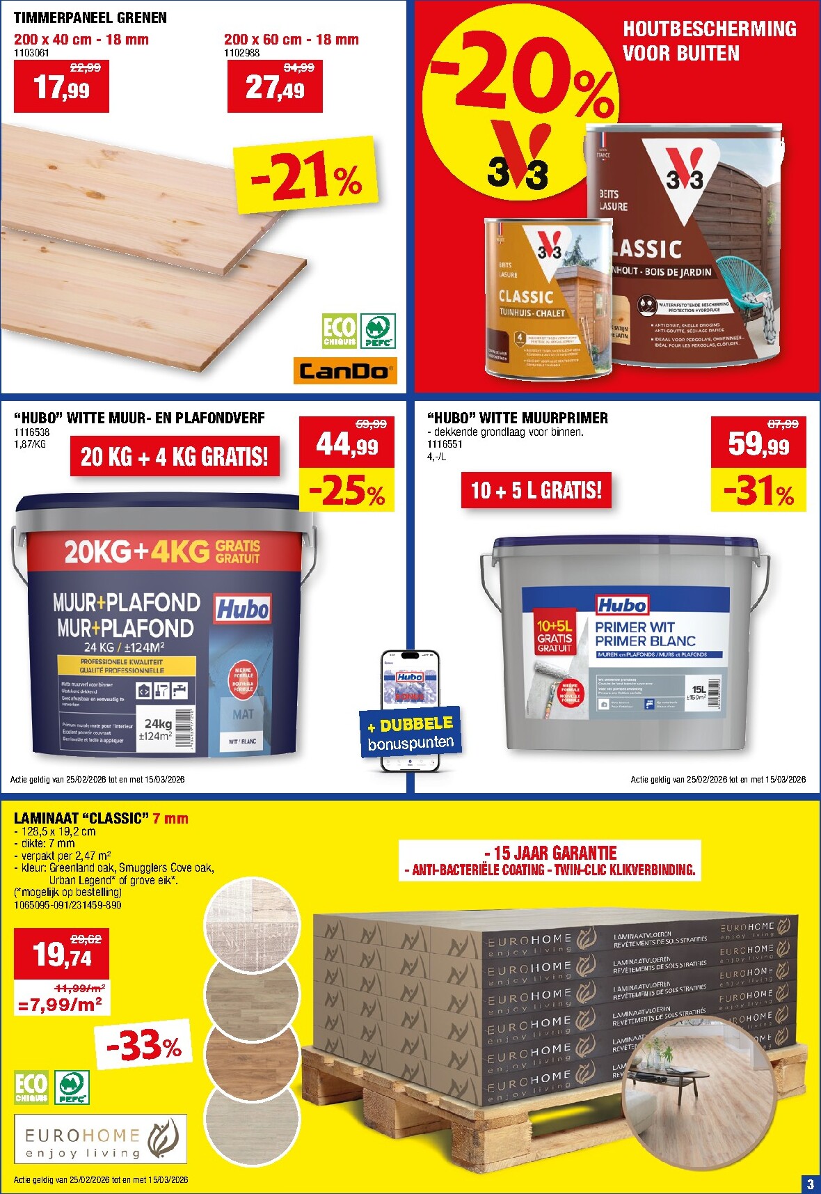 hubo - De Hubo folder geldig vanaf 04/03/2026 t/m 15/03/2026 - page: 3