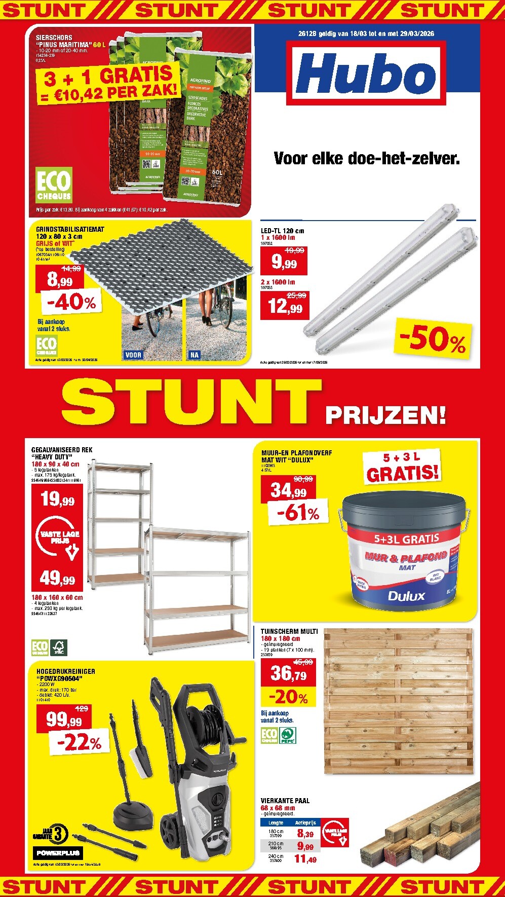 hubo - De Hubo folder geldig vanaf 18/03/2026 t/m 29/03/2026