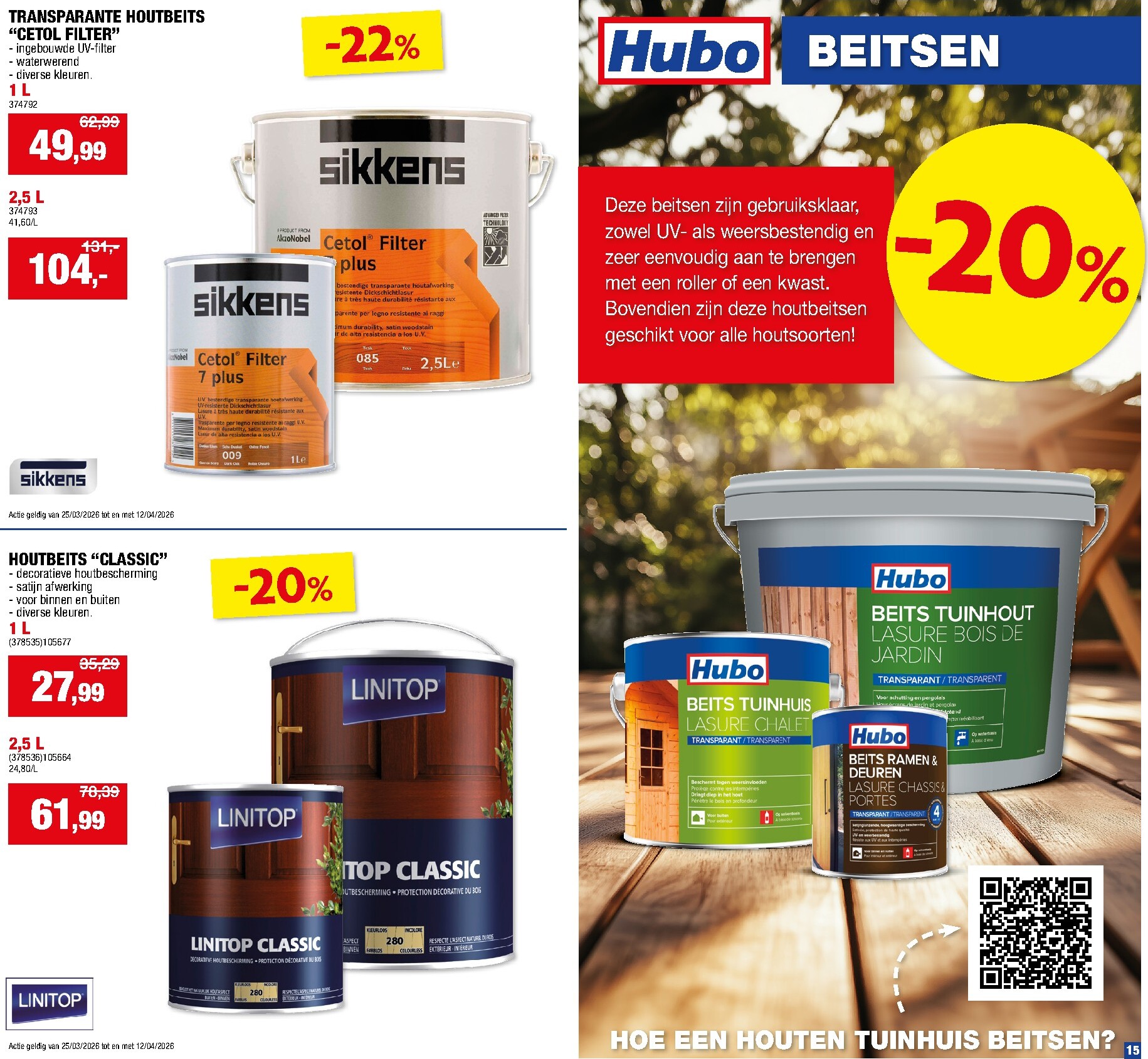 hubo - De Hubo folder geldig vanaf 25/03/2026 t/m 05/04/2026 - page: 15