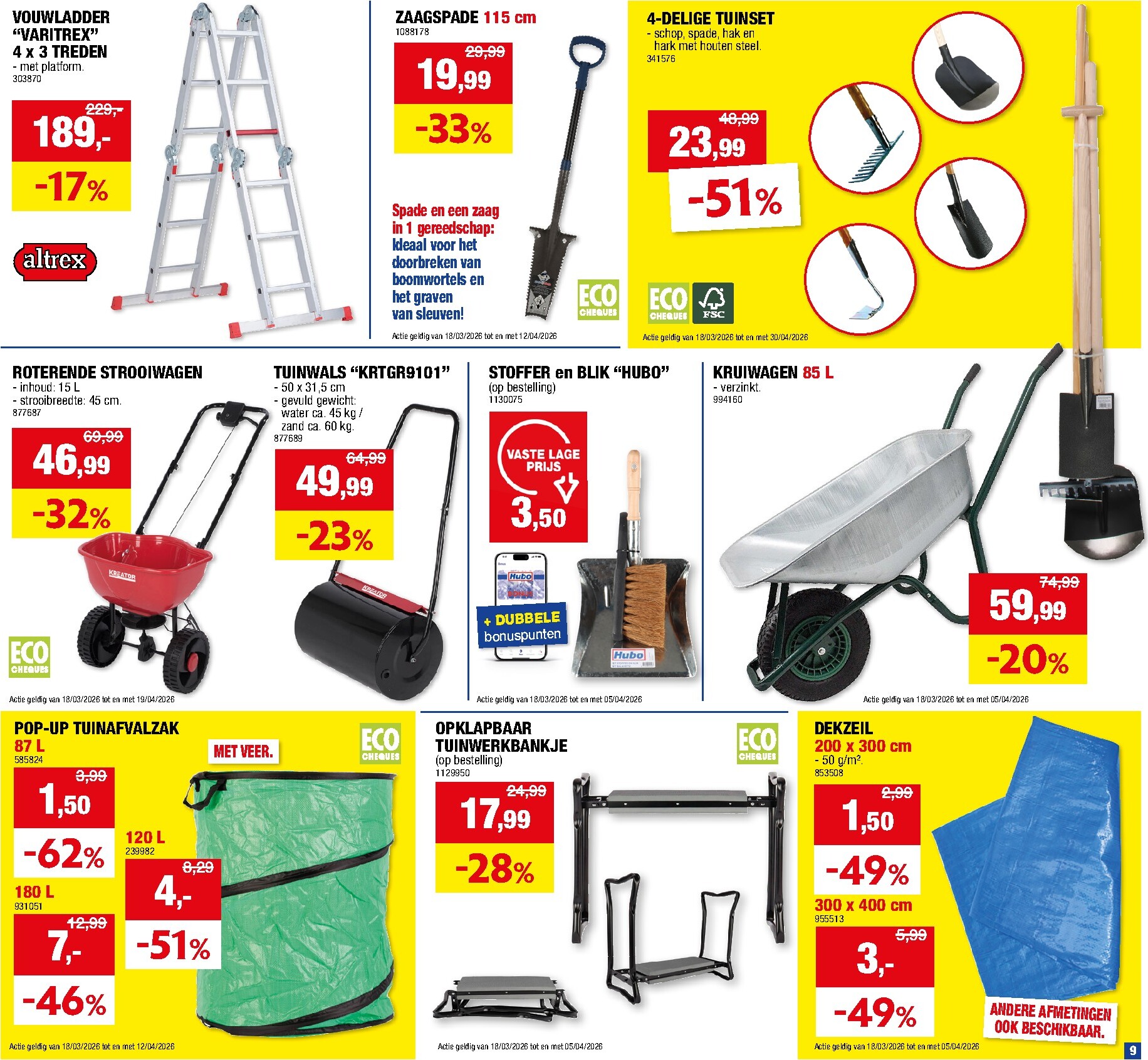 hubo - De Hubo folder geldig vanaf 25/03/2026 t/m 05/04/2026 - page: 9