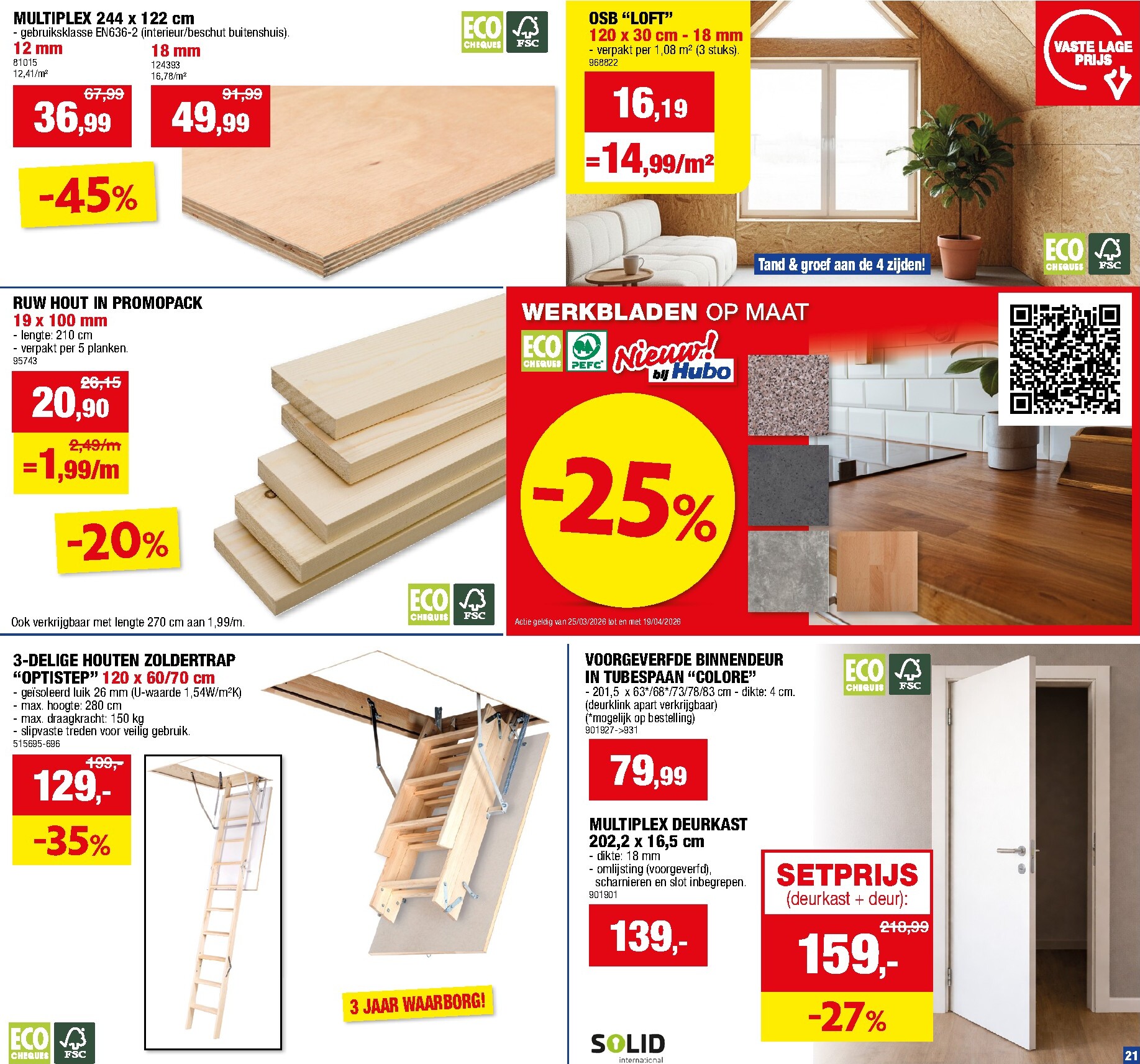 hubo - De Hubo folder geldig vanaf 25/03/2026 t/m 05/04/2026 - page: 21