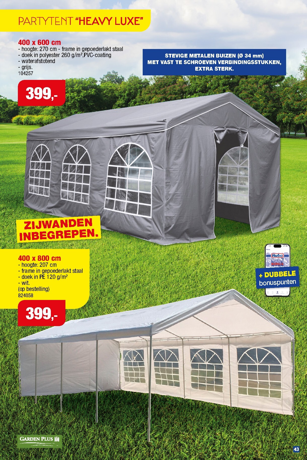 hubo - De Hubo - Tuinmeubelen special folder geldig vanaf 18/03/2026 t/m 31/07/2026 - page: 43