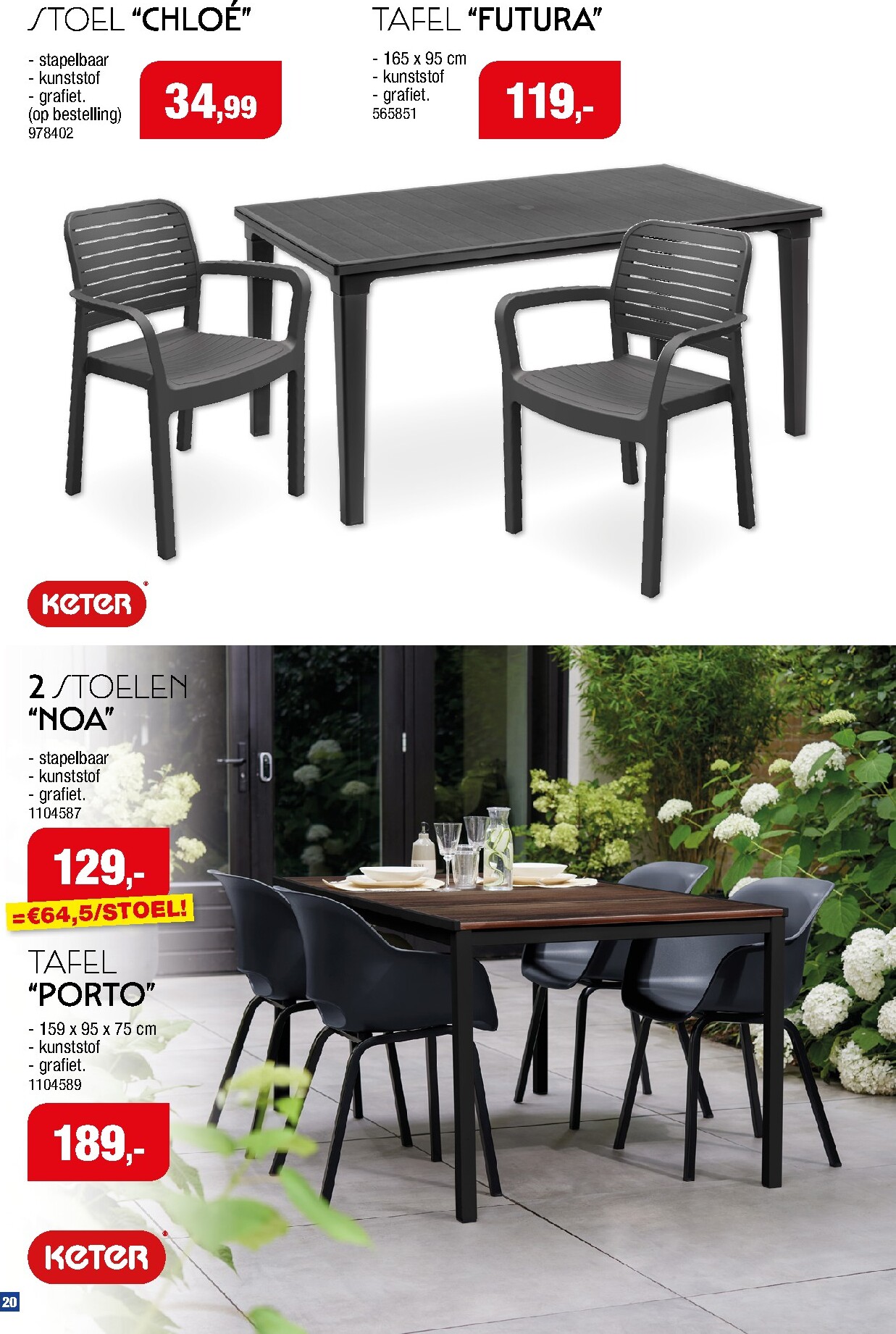 hubo - De Hubo - Tuinmeubelen special folder geldig vanaf 18/03/2026 t/m 31/07/2026 - page: 20