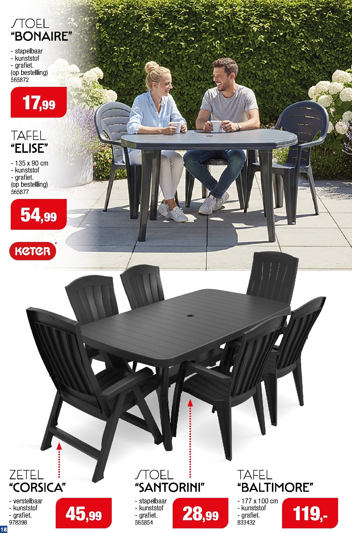 hubo - De Hubo - Tuinmeubelen special folder geldig vanaf 18/03/2026 t/m 31/07/2026 - page: 18