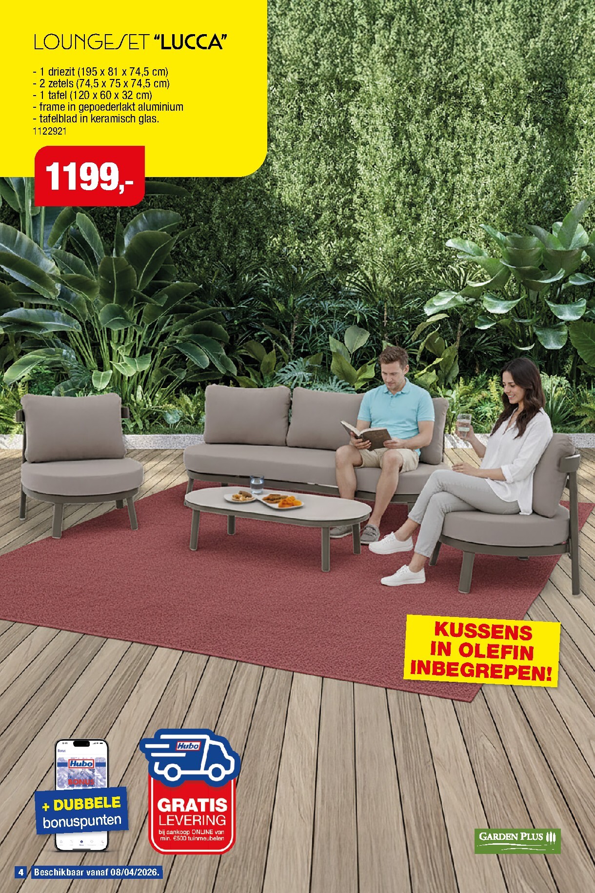 hubo - De Hubo - Tuinmeubelen special folder geldig vanaf 18/03/2026 t/m 31/07/2026 - page: 4