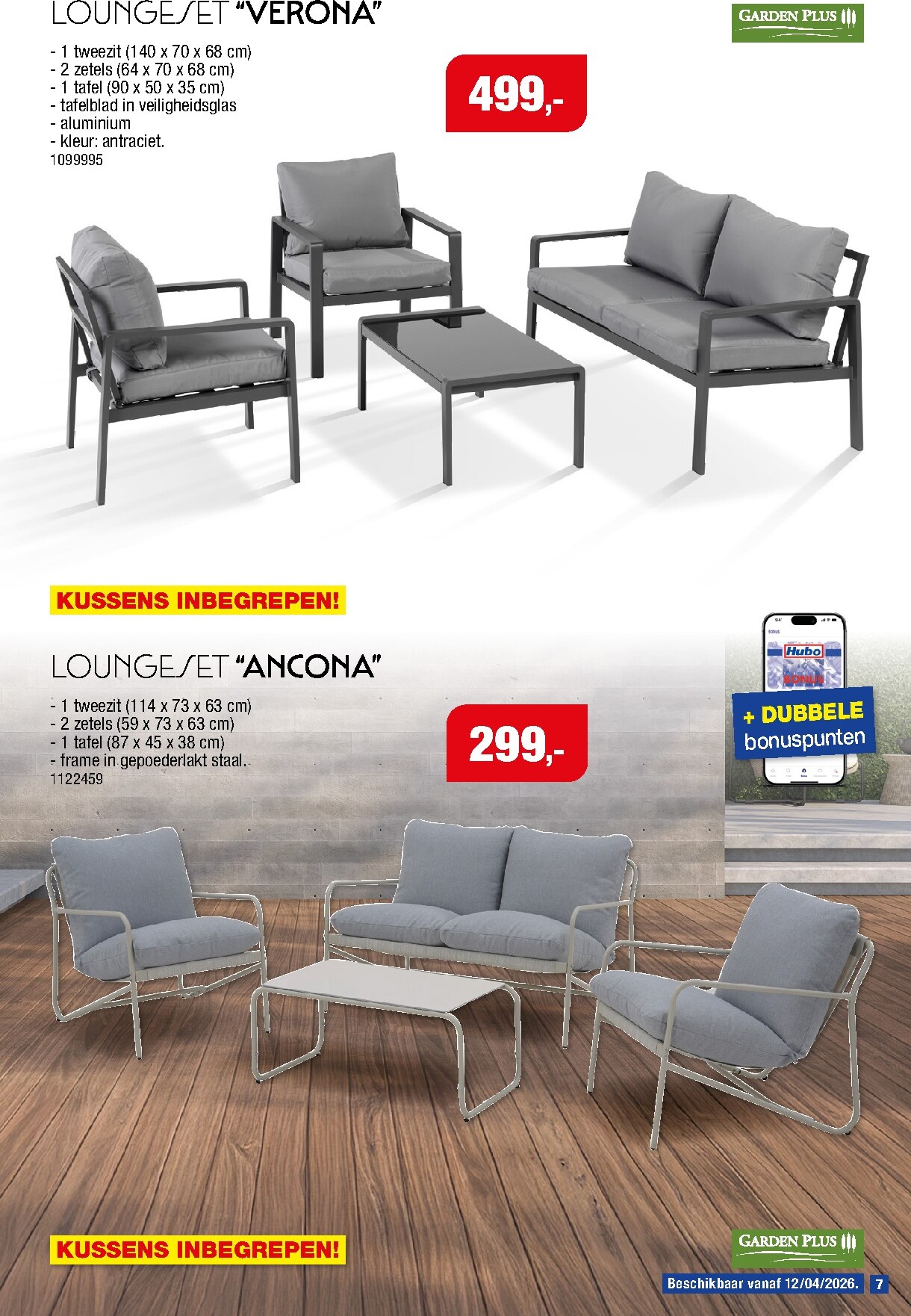 hubo - De Hubo - Tuinmeubelen special folder geldig vanaf 18/03/2026 t/m 31/07/2026 - page: 7