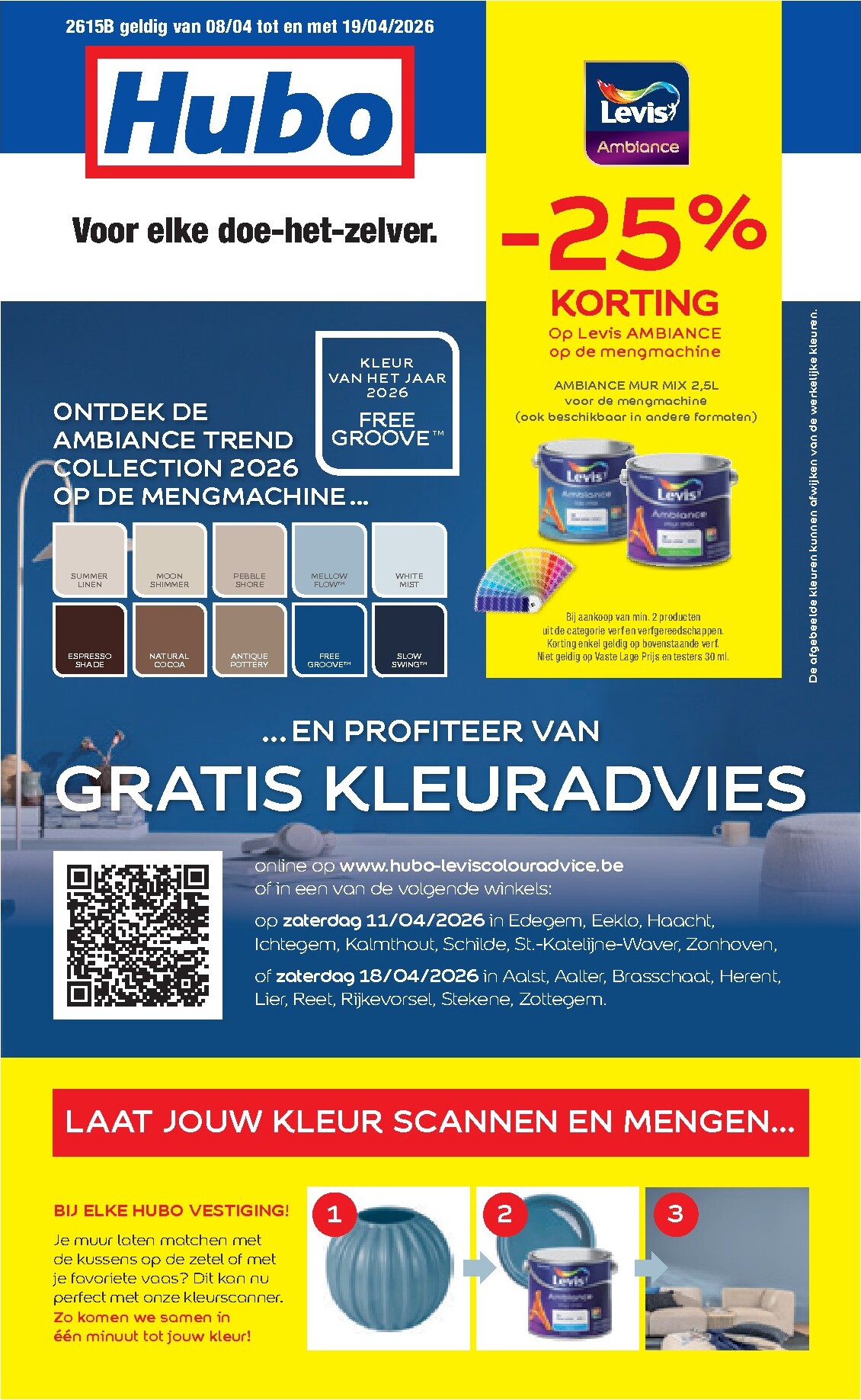 hubo - Huidige Hubo folder geldig van woensdag 08/04/2026 tot zondag 19/04/2026