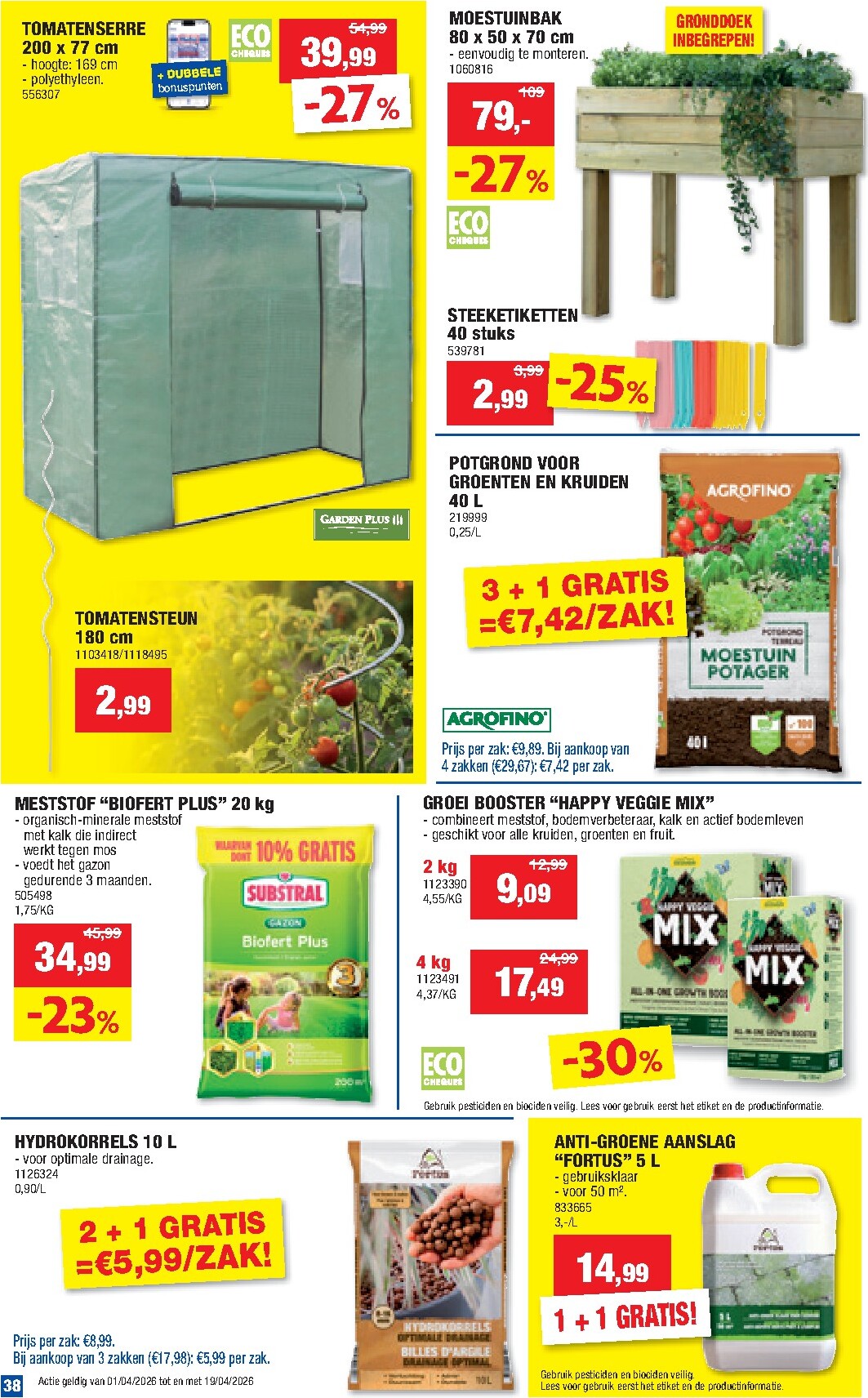 hubo - Huidige Hubo folder geldig van woensdag 08/04/2026 tot zondag 19/04/2026 - page: 39