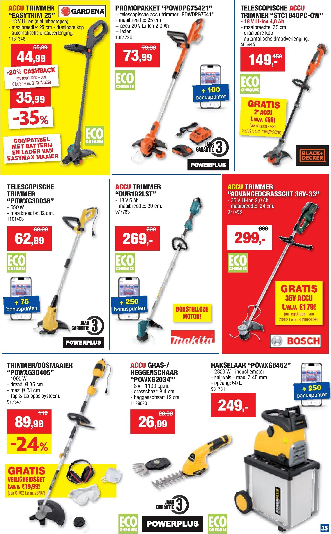 hubo - Huidige Hubo folder geldig van woensdag 08/04/2026 tot zondag 19/04/2026 - page: 36