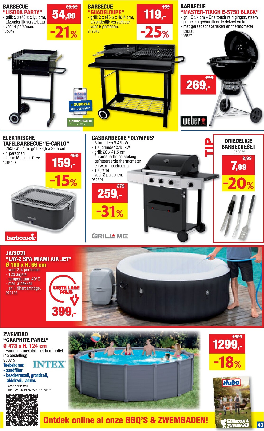 hubo - Huidige Hubo folder geldig van woensdag 08/04/2026 tot zondag 19/04/2026 - page: 44