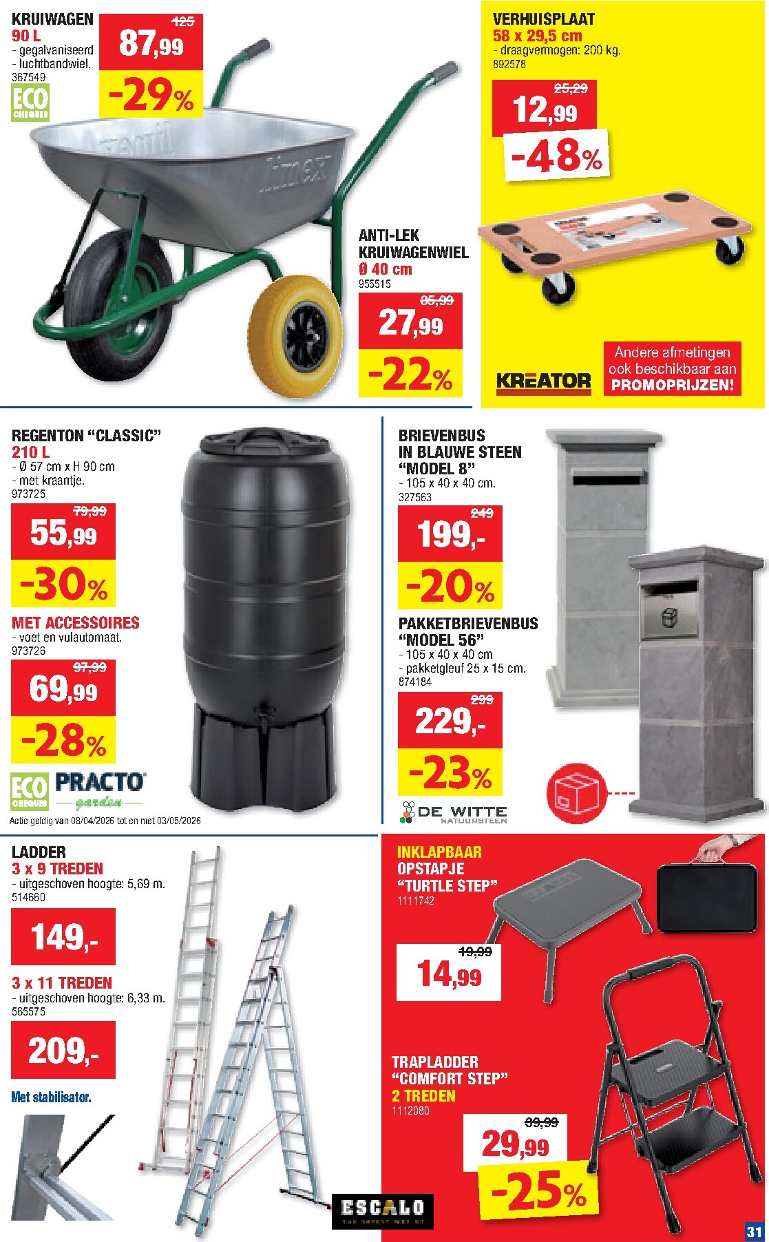 hubo - Huidige Hubo folder geldig van woensdag 08/04/2026 tot zondag 19/04/2026 - page: 32