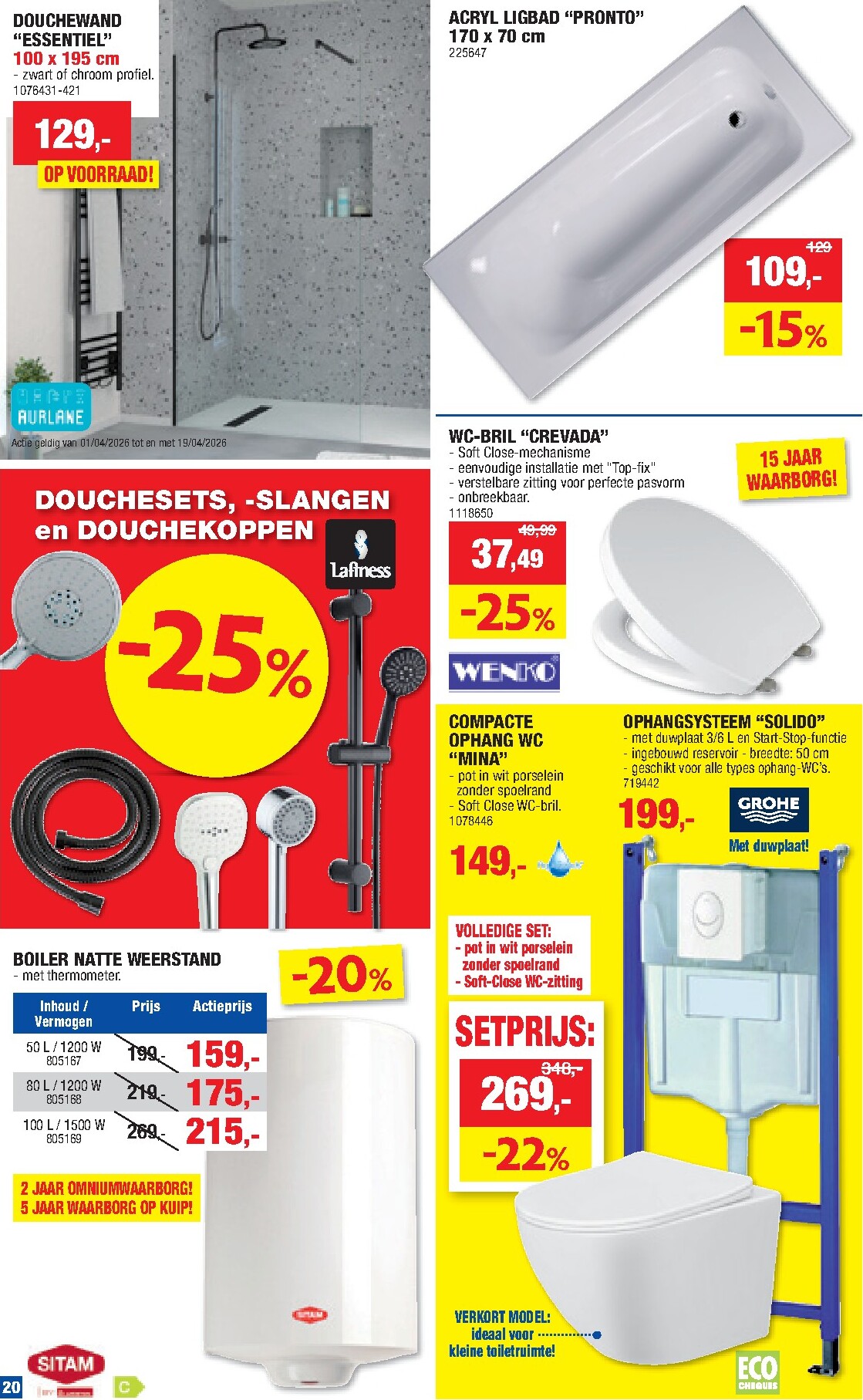 hubo - Huidige Hubo folder geldig van woensdag 08/04/2026 tot zondag 19/04/2026 - page: 20