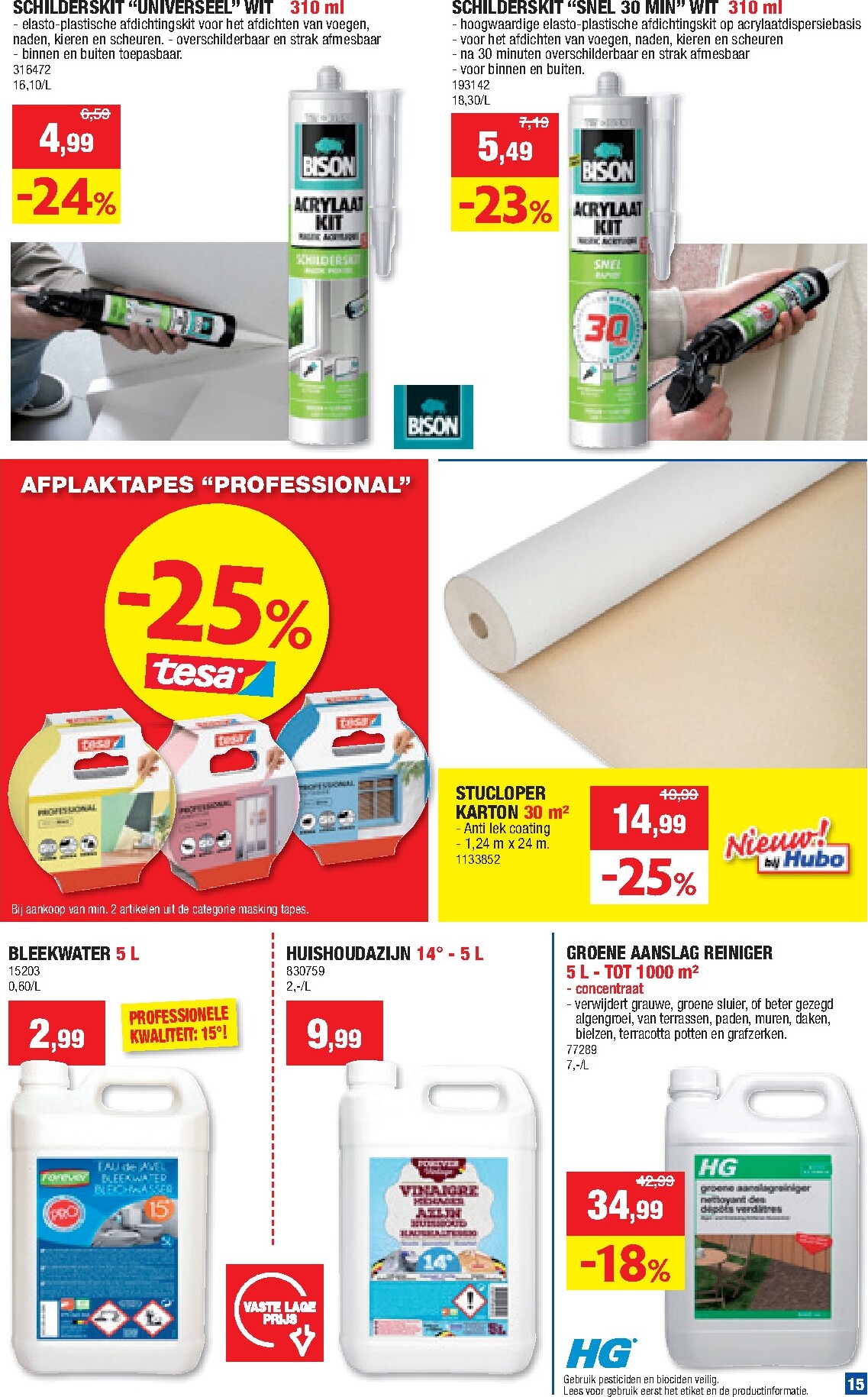 hubo - Huidige Hubo folder geldig van woensdag 08/04/2026 tot zondag 19/04/2026 - page: 15