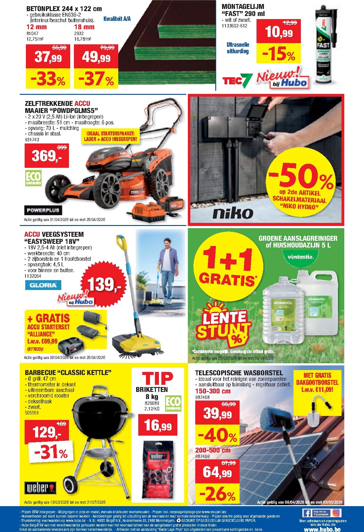 hubo - Huidige Hubo folder geldig van woensdag 08/04/2026 tot zondag 19/04/2026 - page: 45