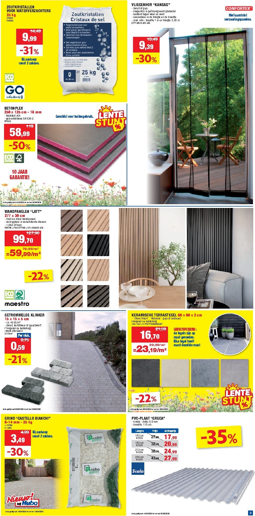 hubo - Huidige Hubo folder geldig van woensdag 15/04/2026 tot zondag 26/04/2026 - page: 3