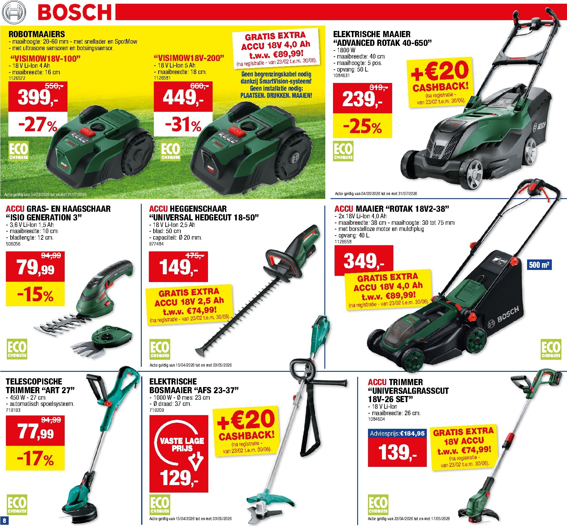 hubo - Huidige Hubo folder geldig van woensdag 22/04/2026 tot zondag 03/05/2026 - page: 8