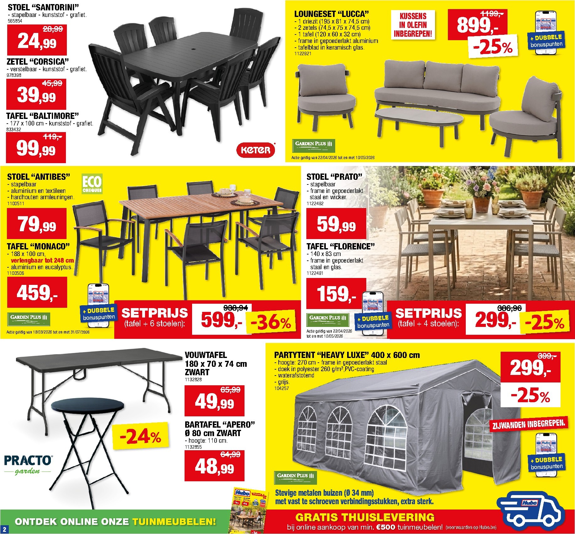 hubo - Huidige Hubo folder geldig van woensdag 22/04/2026 tot zondag 03/05/2026 - page: 2