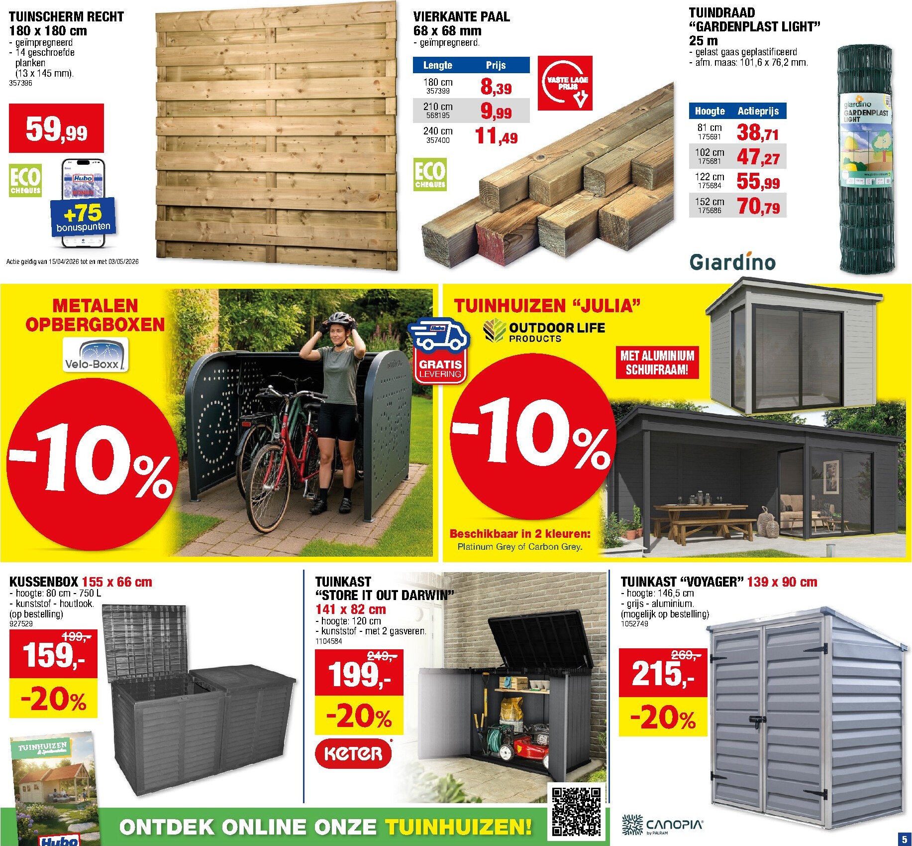 hubo - Huidige Hubo folder geldig van woensdag 22/04/2026 tot zondag 03/05/2026 - page: 5