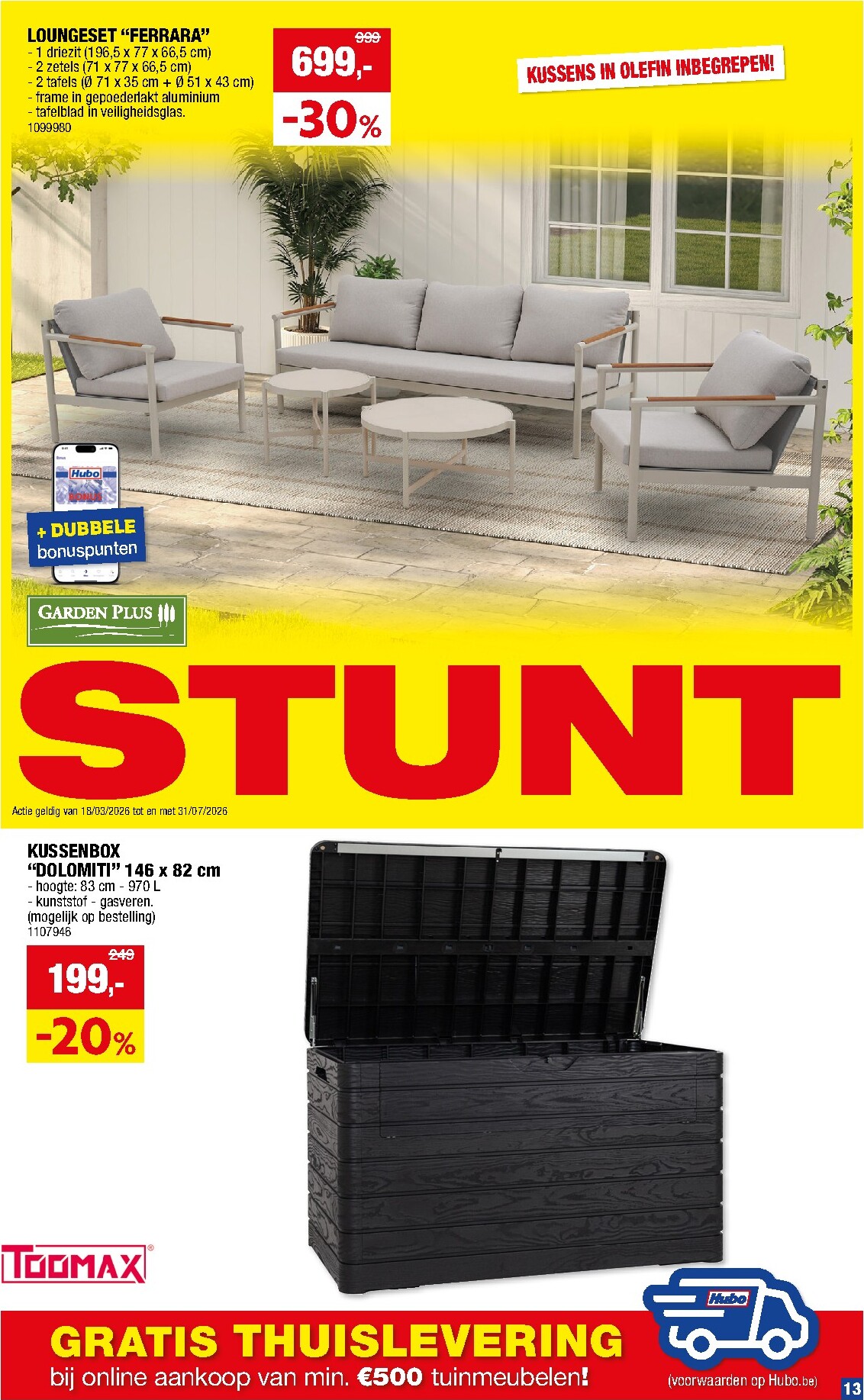 hubo - Huidige Hubo folder geldig van woensdag 29/04/2026 tot zondag 10/05/2026 - page: 13