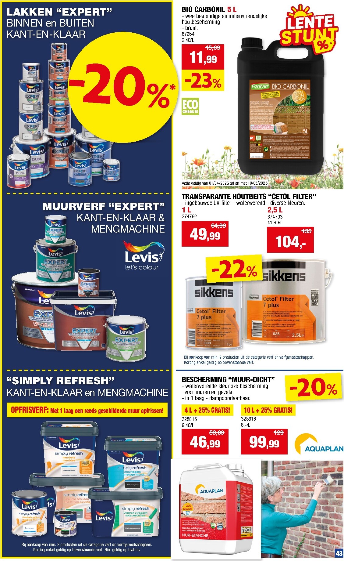 hubo - Huidige Hubo folder geldig van woensdag 29/04/2026 tot zondag 10/05/2026 - page: 43