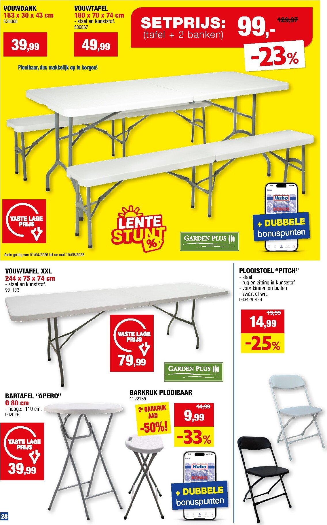 hubo - Huidige Hubo folder geldig van woensdag 29/04/2026 tot zondag 10/05/2026 - page: 28