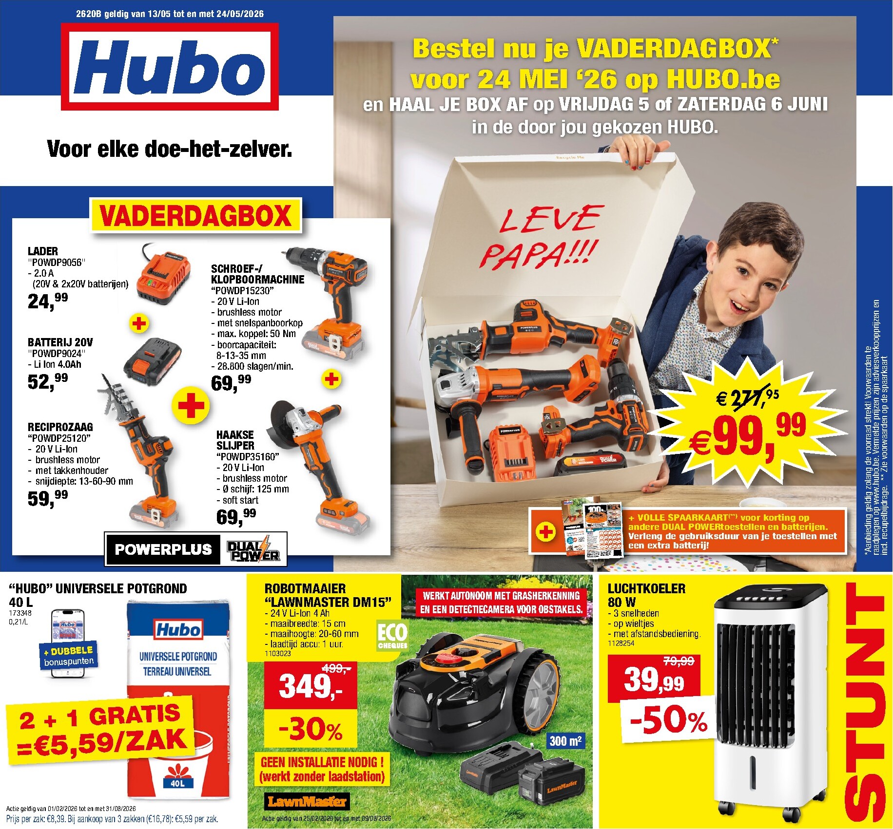 hubo - Huidige Hubo folder geldig van woensdag 13/05/2026 tot zondag 24/05/2026 - page: 1