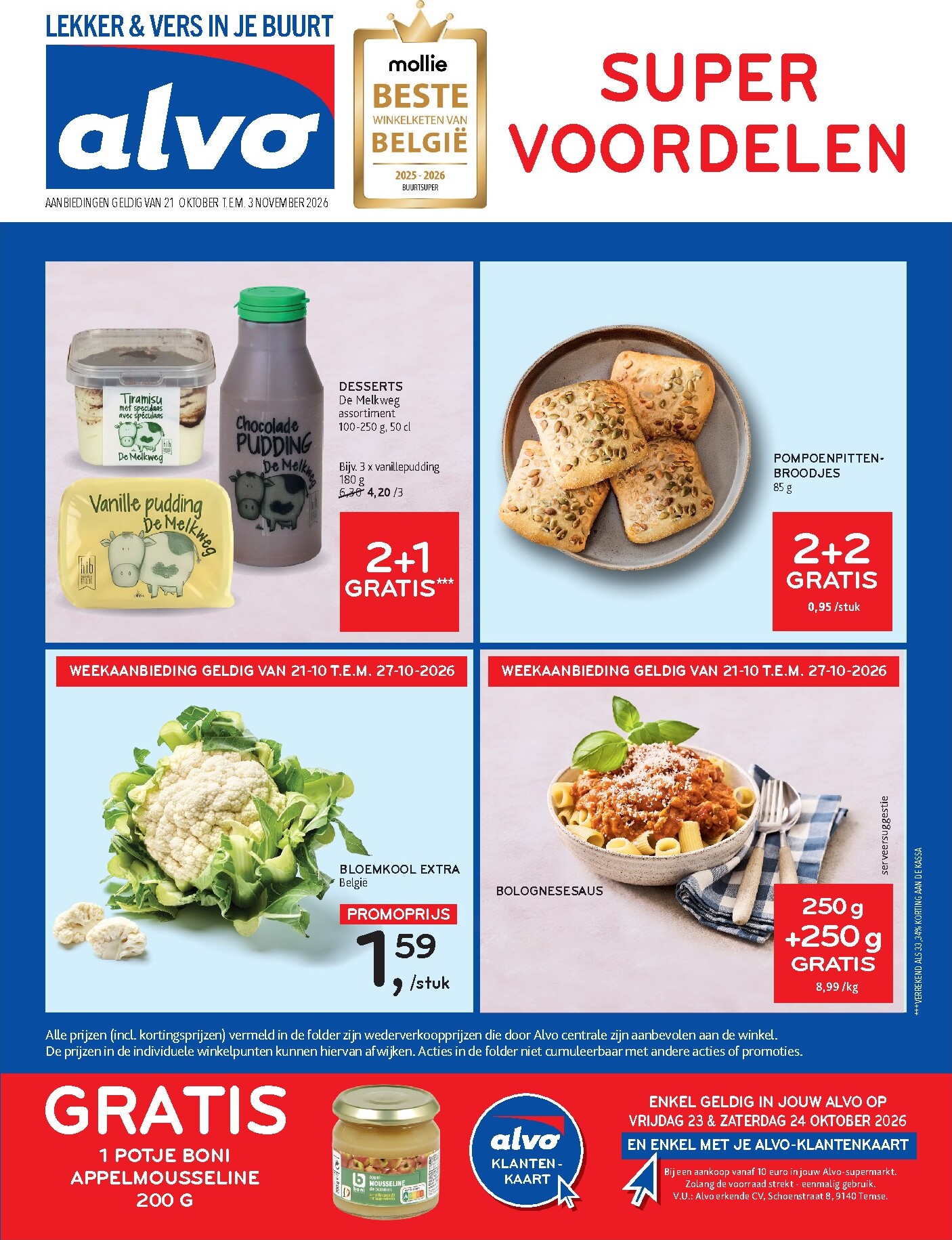 alvo - Huidige Alvo folder geldig van woensdag 21/10/2026 tot dinsdag 03/11/2026 - page: 1