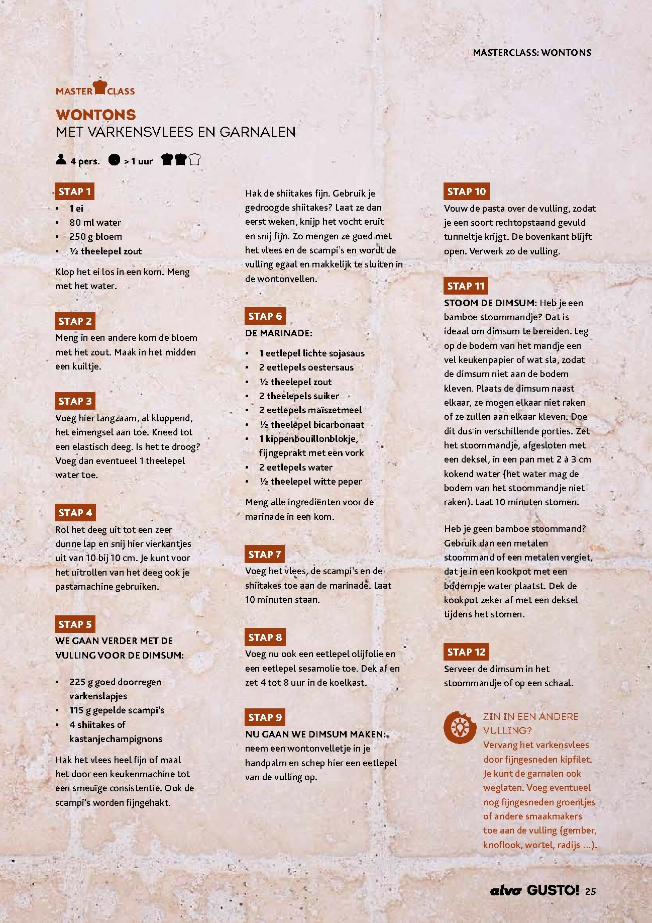 alvo - De Alvo - Gusto folder geldig vanaf 01/01 t/m 31/03 - page: 25